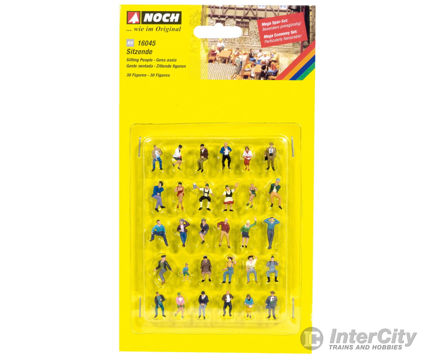 Noch 16045 HO Mega Economy Set ’Sitting’ Figures