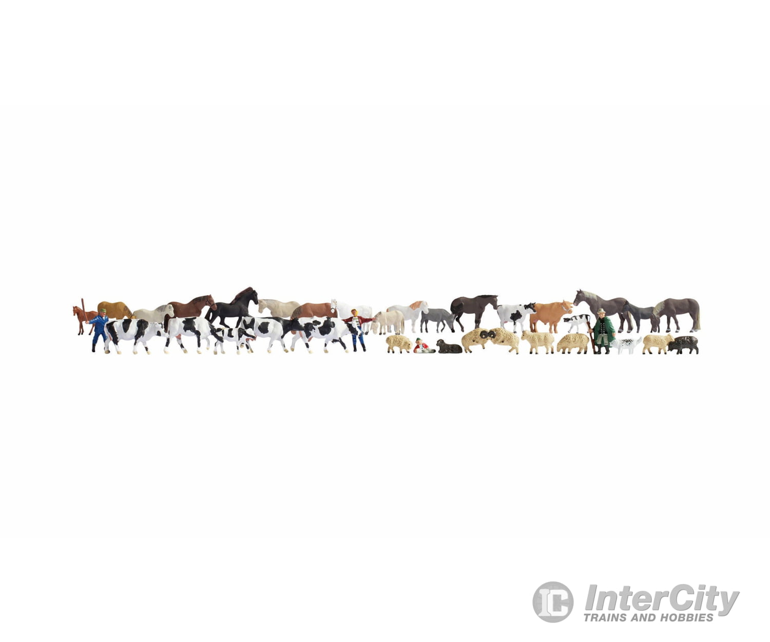 Noch 16049 HO Mega Economy Set ’Animals’ Figures