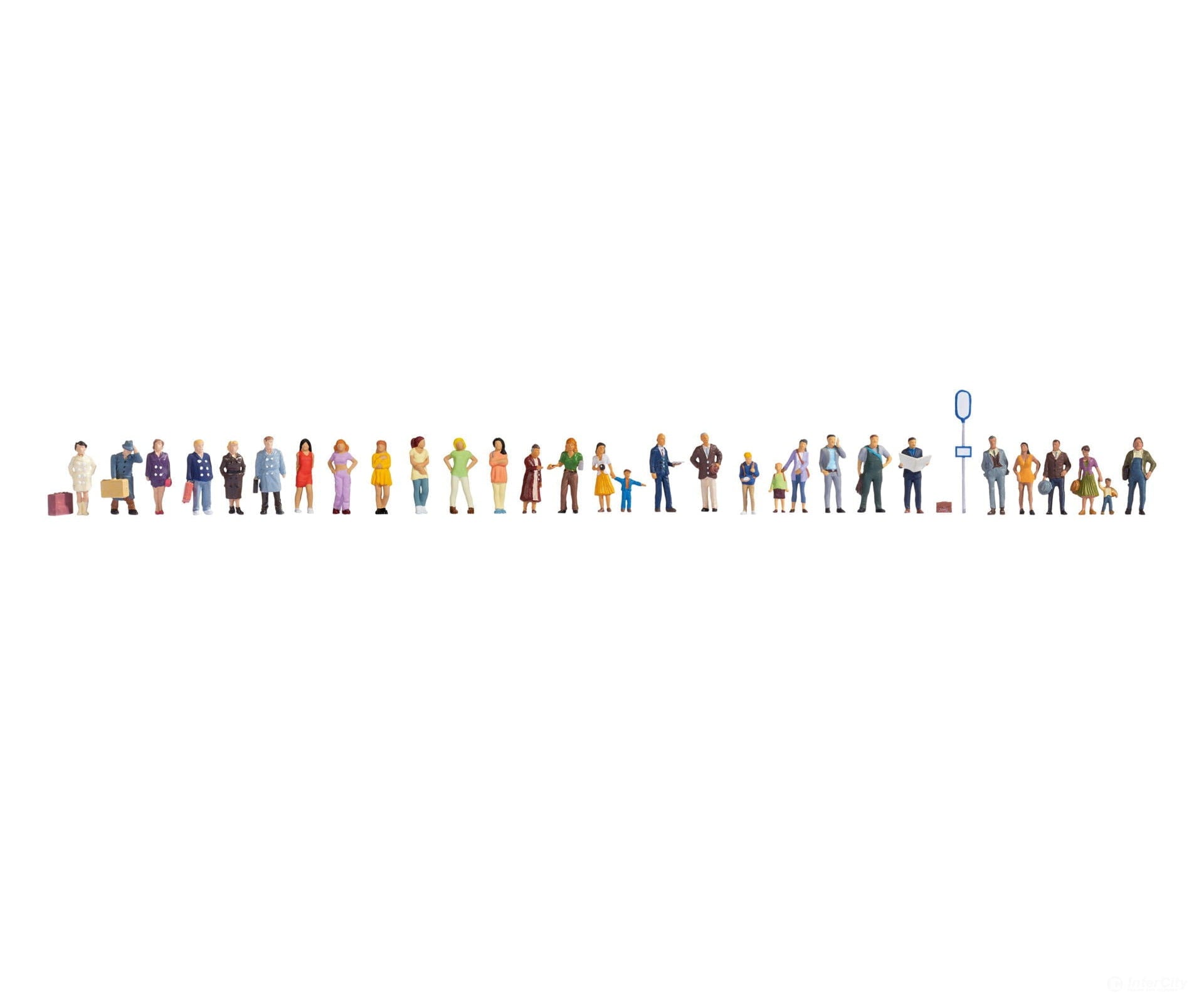 Noch 16054 HO Mega Economy Set Standing and Walking Figures Figures