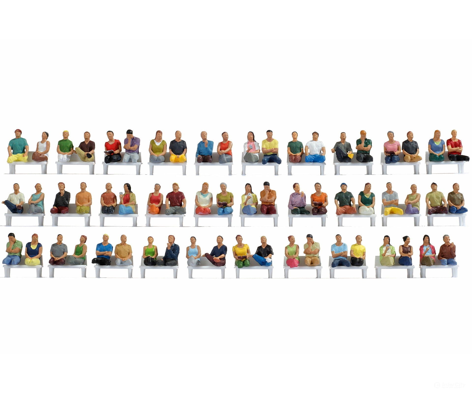 Noch 16072 HO Mega Economy Set ’Sitting Passengers’ Figures
