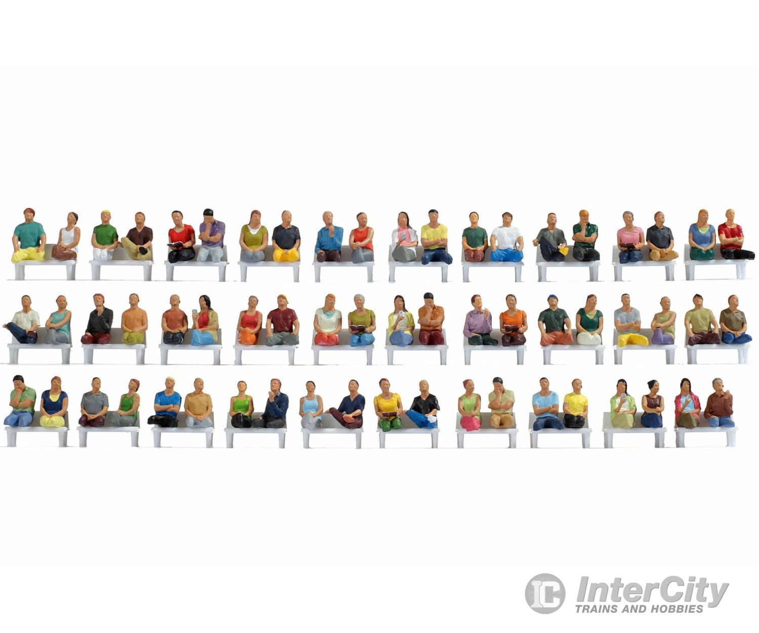 Noch 16072 HO Mega Economy Set ’Sitting Passengers’ Figures
