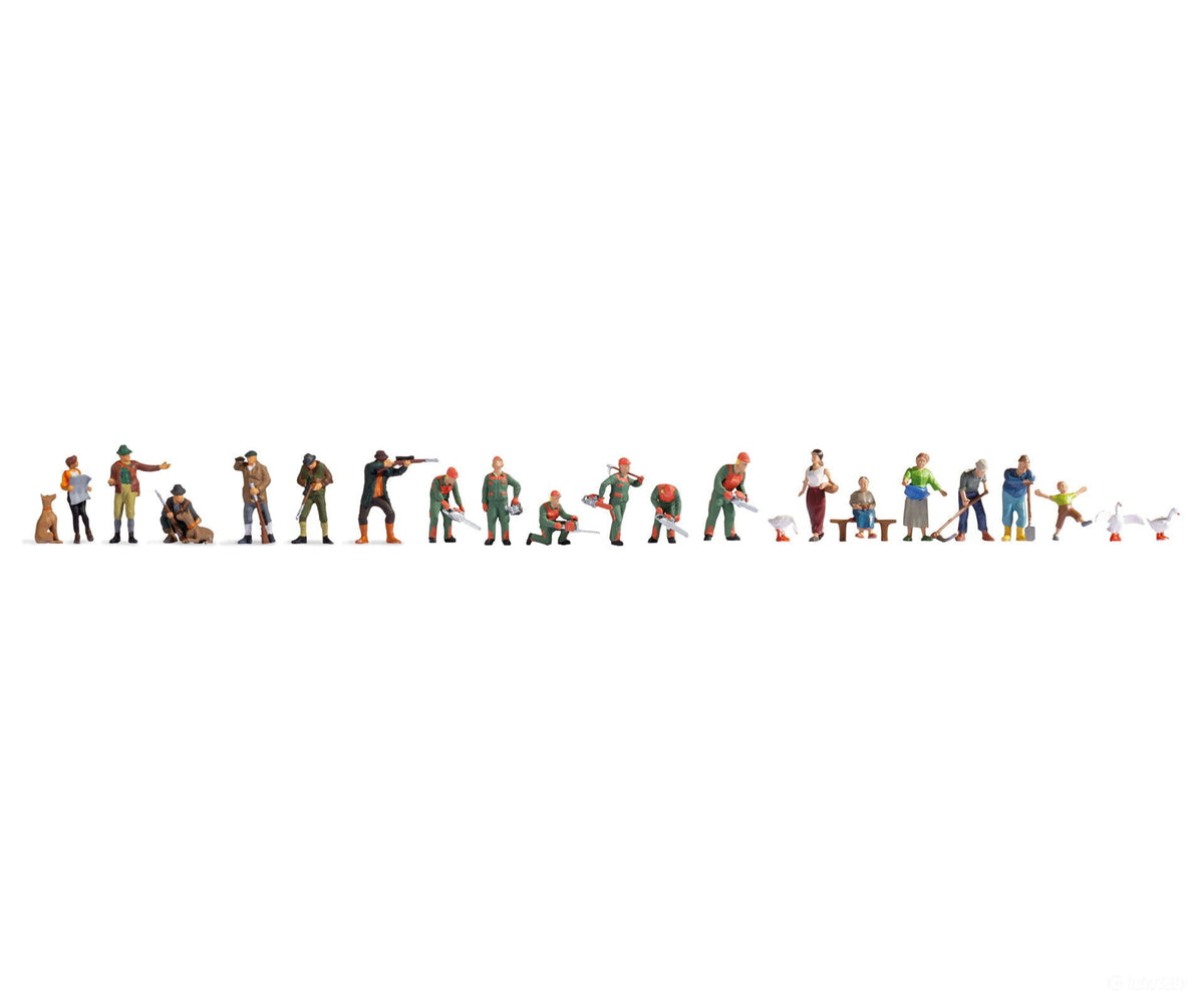 Noch 16113 HO XL Set In the Countryside - Figures