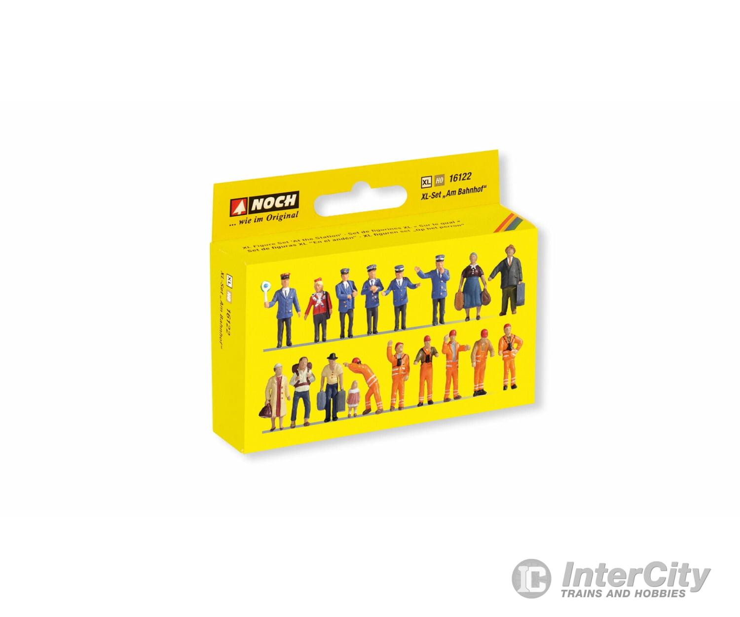 Noch 16122 HO XL set ’At the station’ Figures