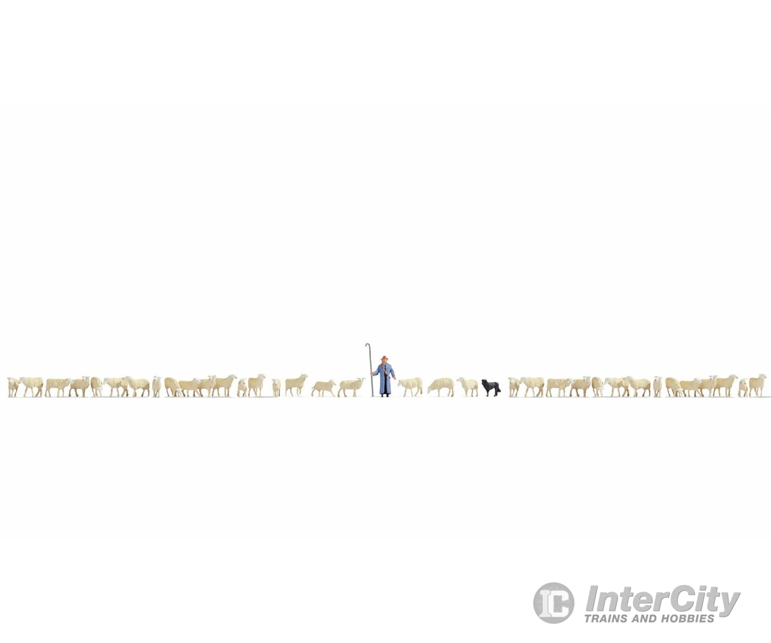 Noch 16162 HO XL Set ’Sheep and Shepherd’ Figures