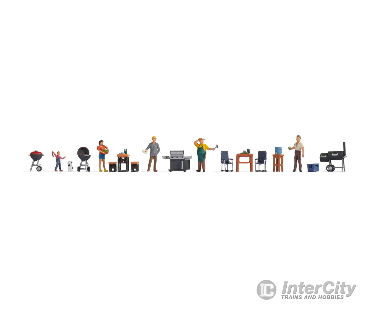 Noch 16200 HO Themed Figures Sets ’Barbecue Party’ Figures