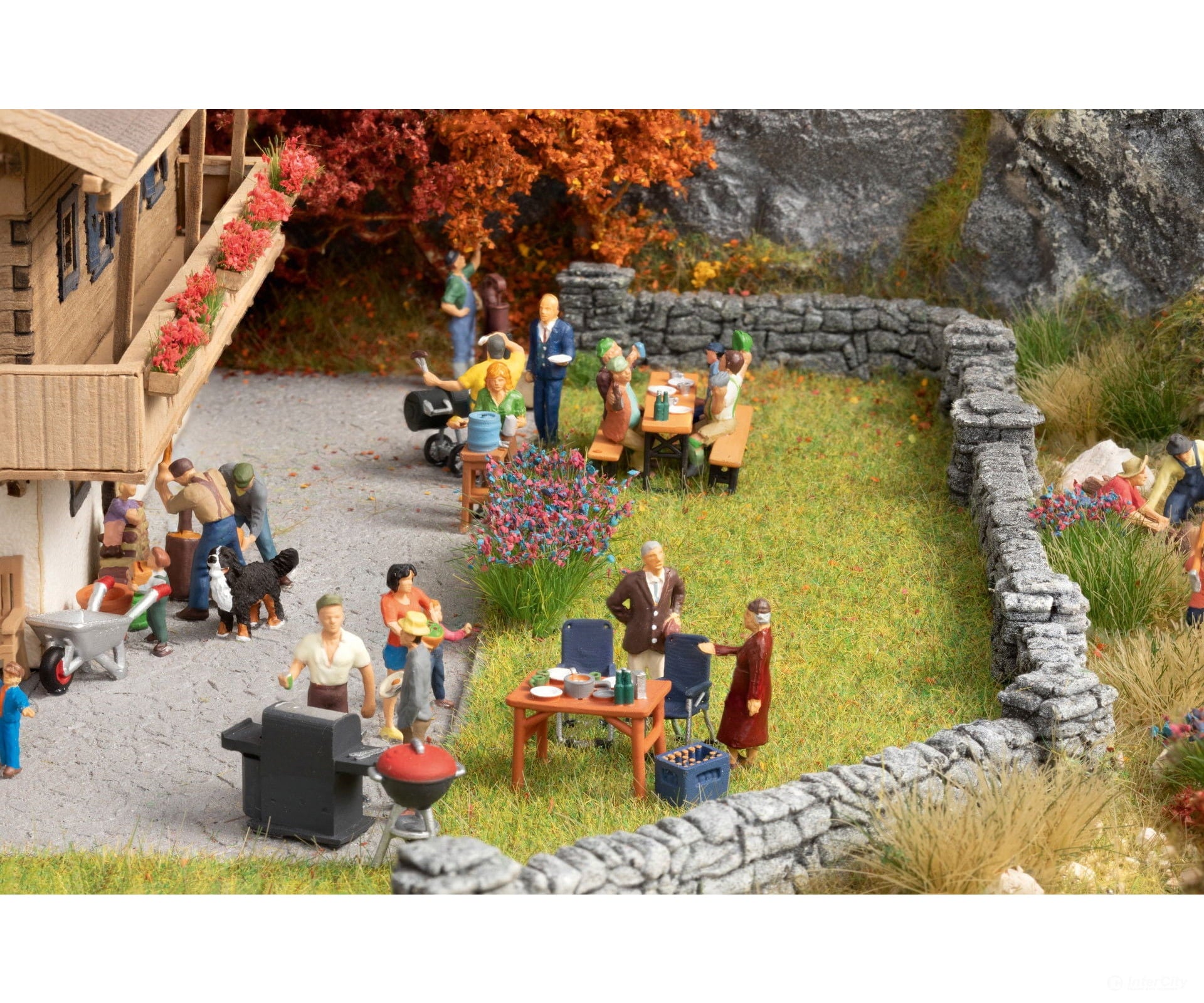 Noch 16200 HO Themed Figures Sets ’Barbecue Party’ Figures
