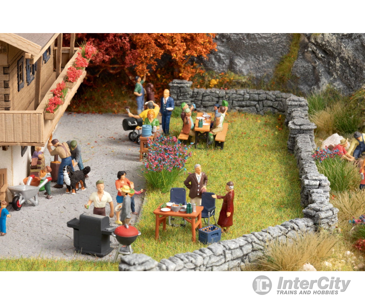 Noch 16200 HO Themed Figures Sets ’Barbecue Party’ Figures