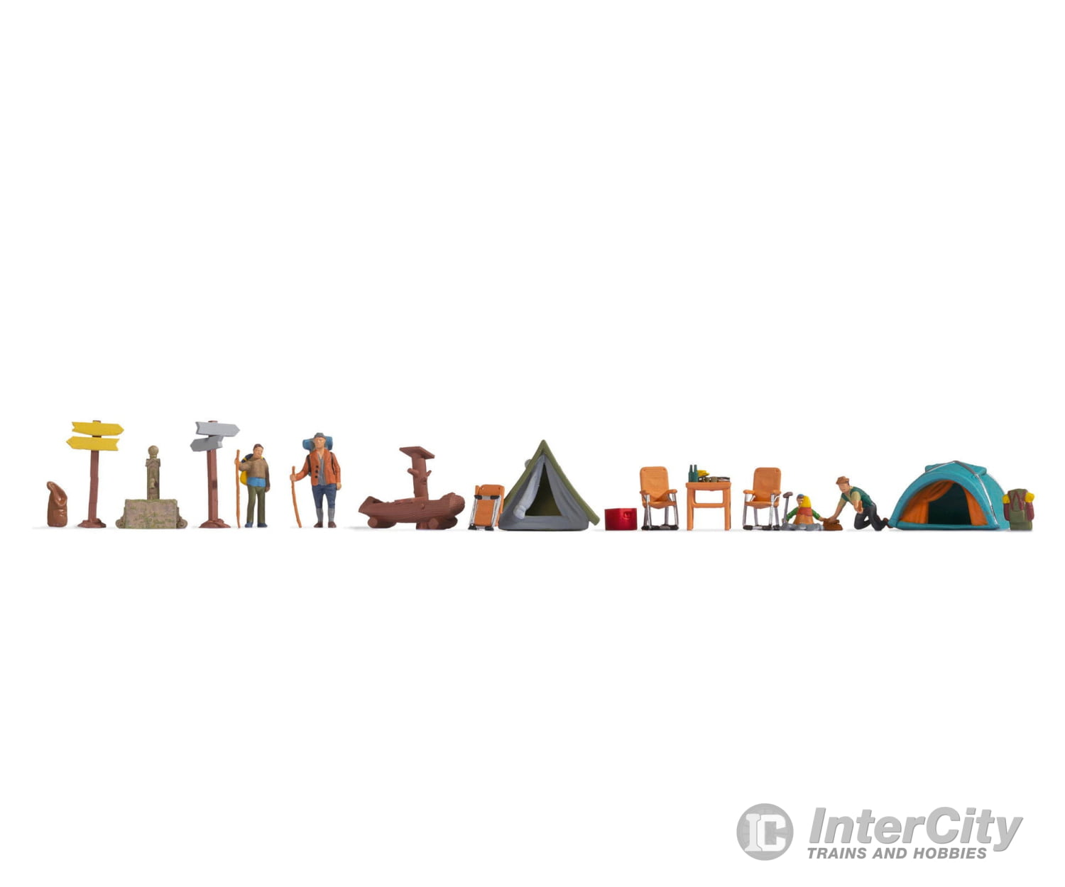 Noch 16201 HO Themed Figures Sets ’Camping’ Figures