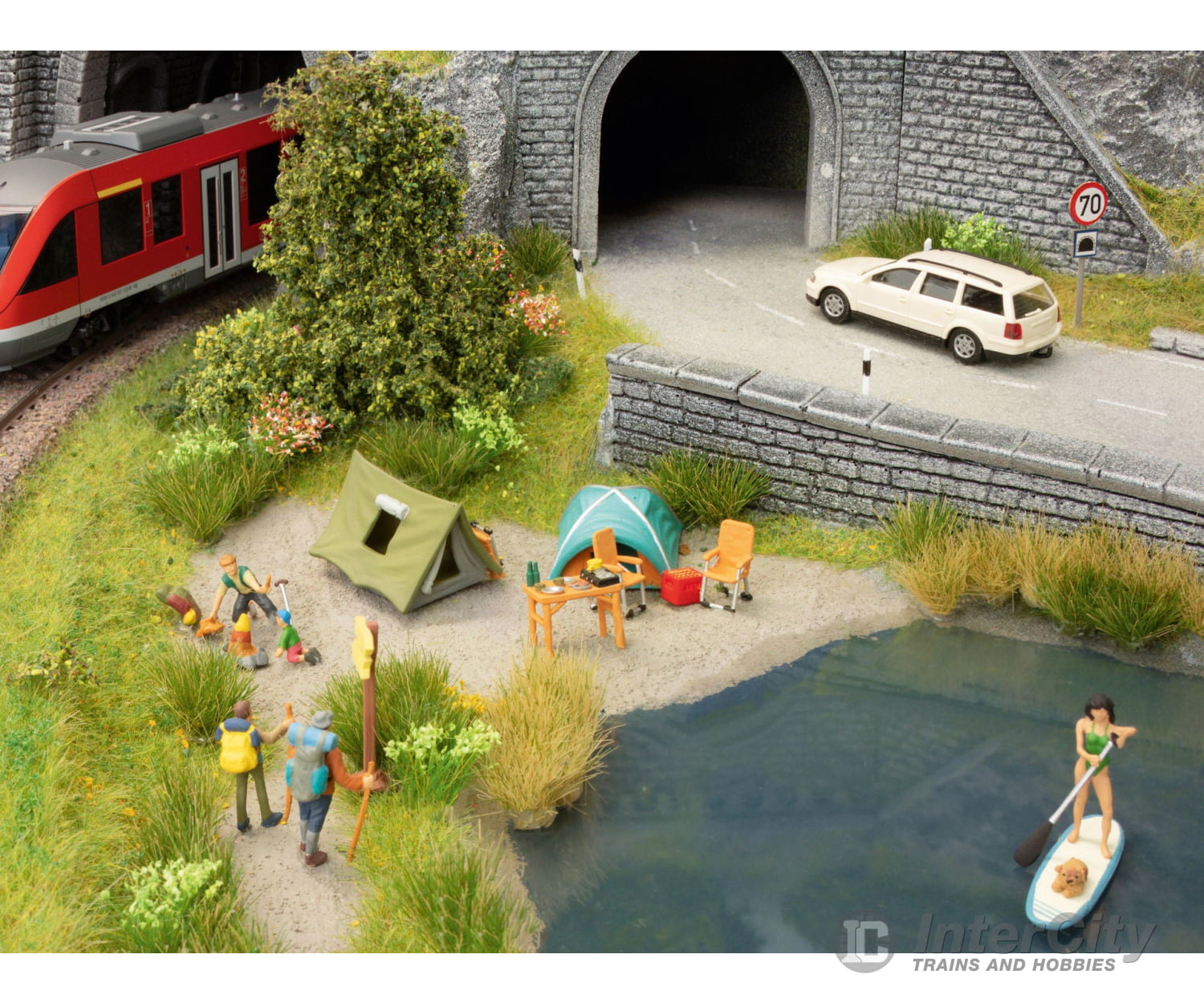 Noch 16201 HO Themed Figures Sets ’Camping’ Figures