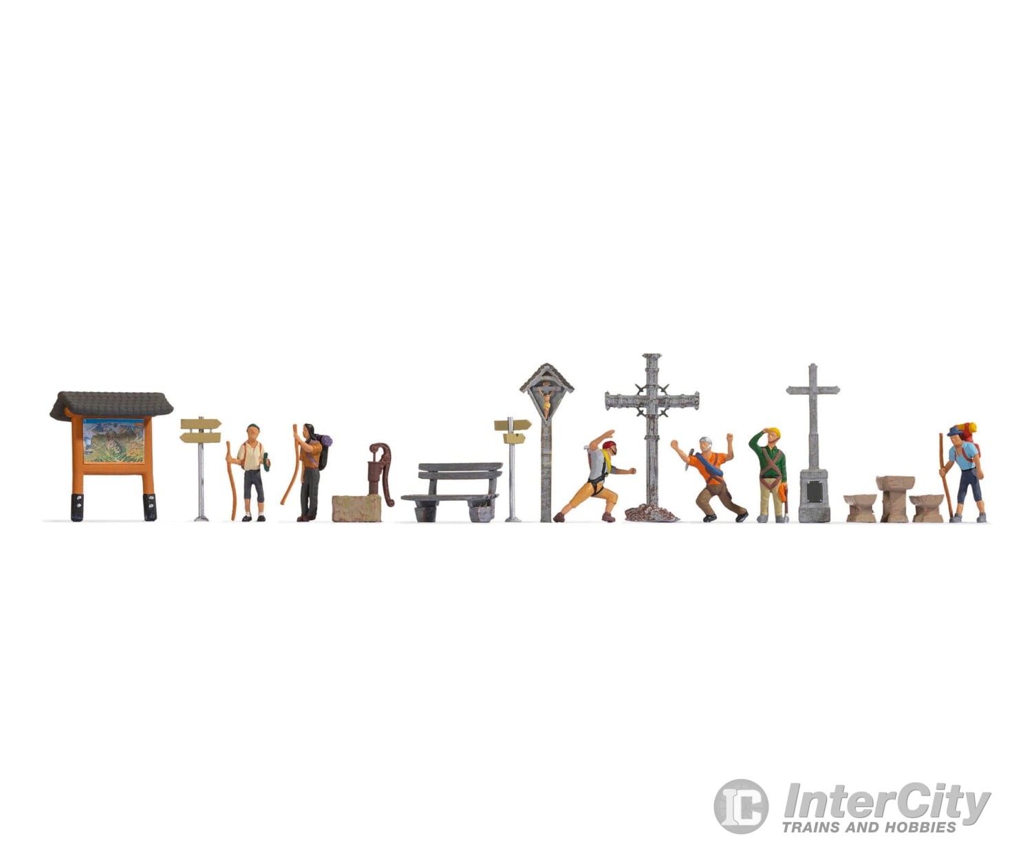 Noch 16210 HO Themed Figures Sets ’In the Mountains’ Figures