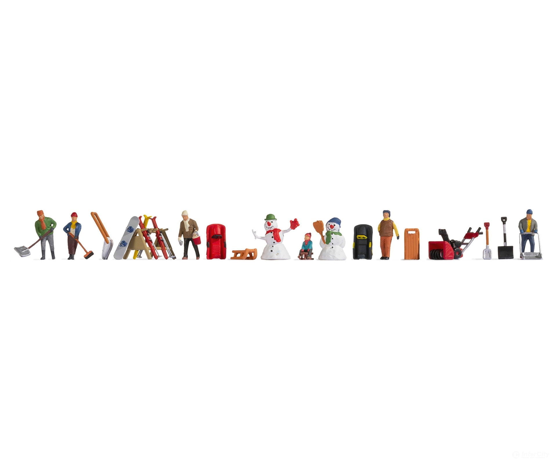 Noch 16220 HO Themed Figures Sets ’Winter’s Day’ Figures