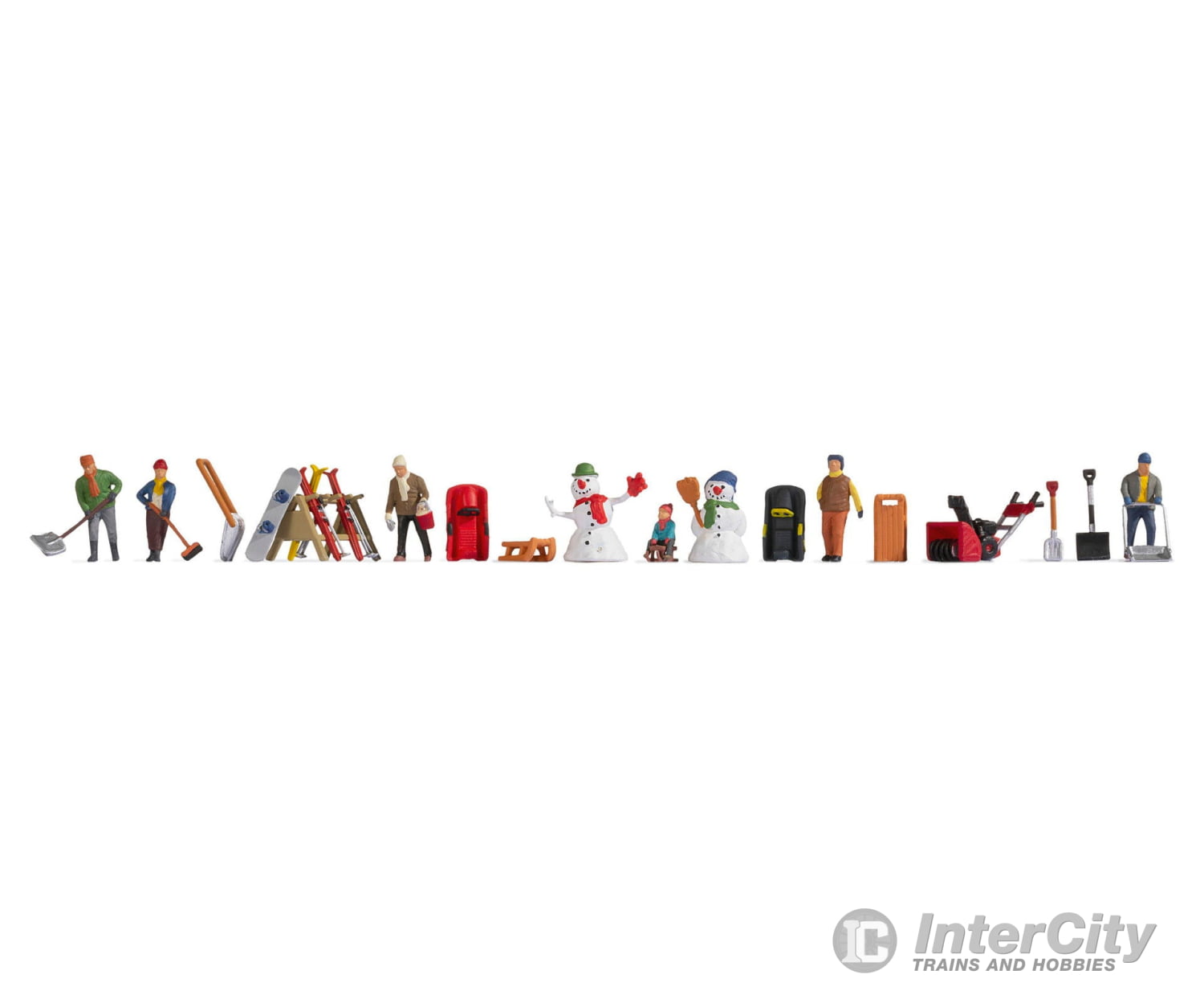 Noch 16220 HO Themed Figures Sets ’Winter’s Day’ Figures