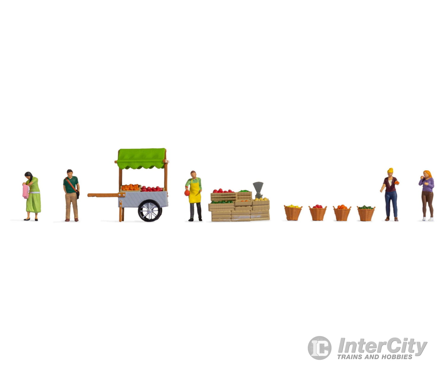 Noch 16226 HO Themed Figures ’Fruit Stall’ Figures