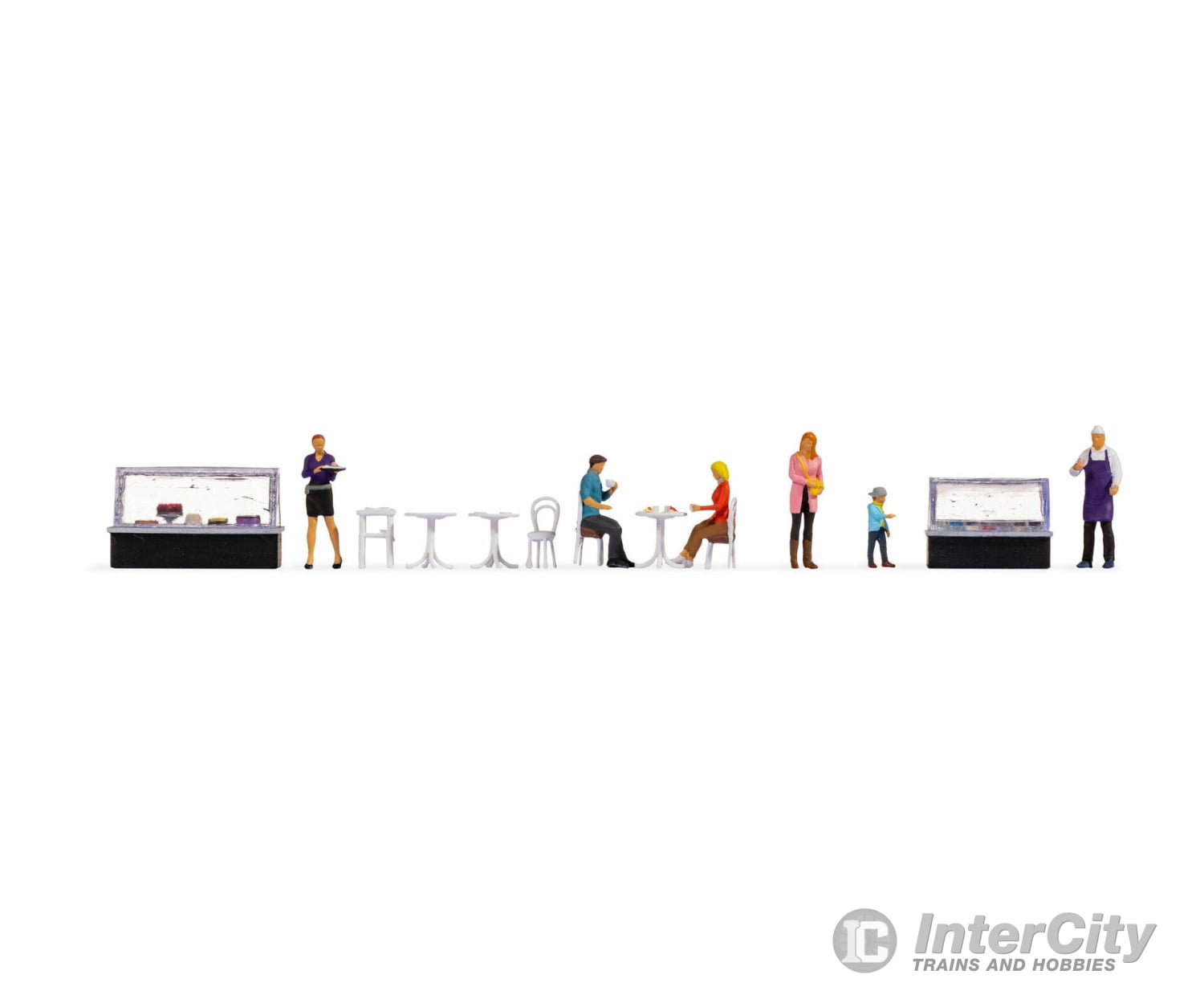 Noch 16245 HO Themed Figures Set ’Café’ Figures