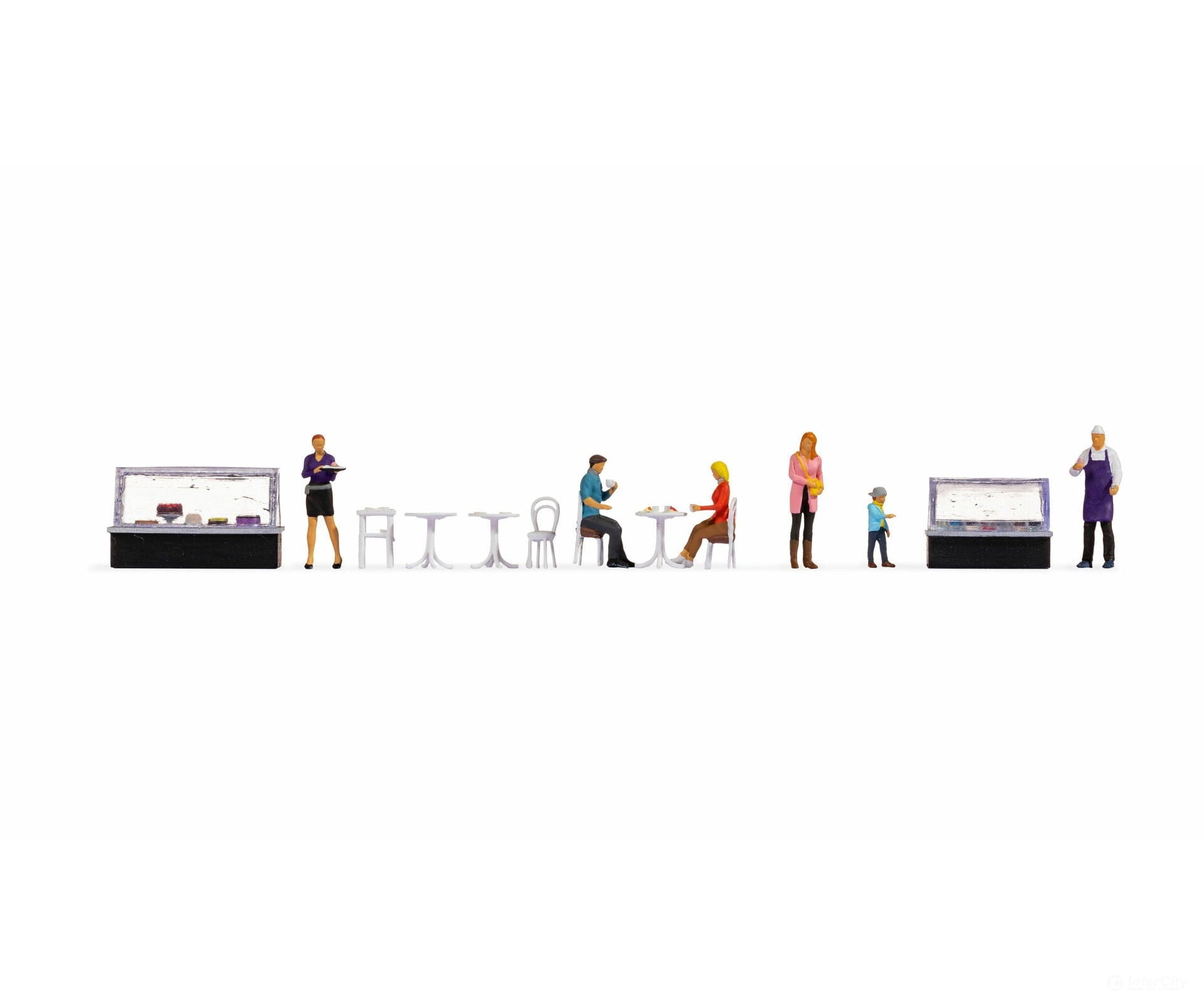 Noch 16245 HO Themed Figures Set ’Café’ Figures