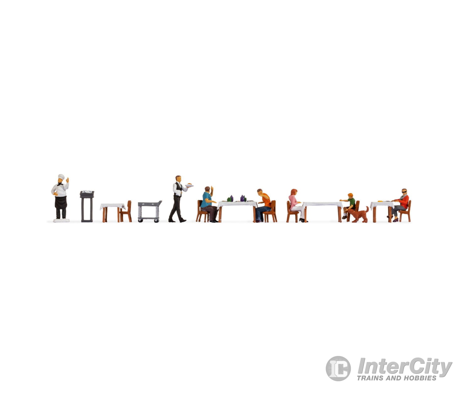 Noch 16246 HO Themed Figures Set ’Restaurant’ Figures