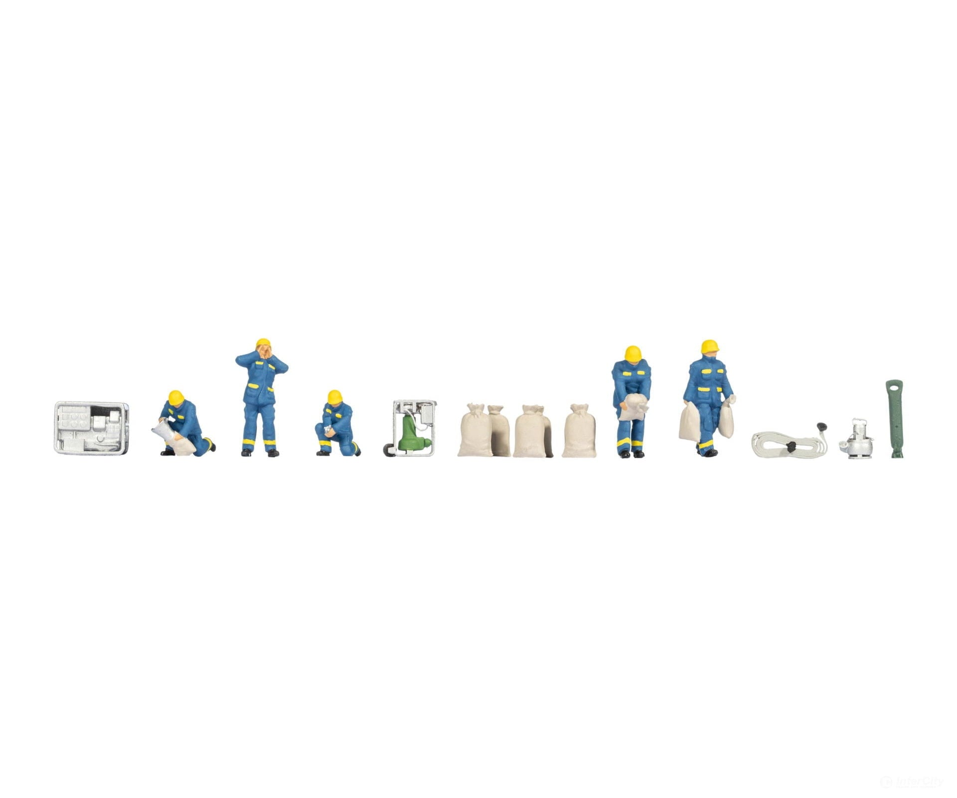 Noch 16258 HO THW Flood Relief Operation Figures Set Figures