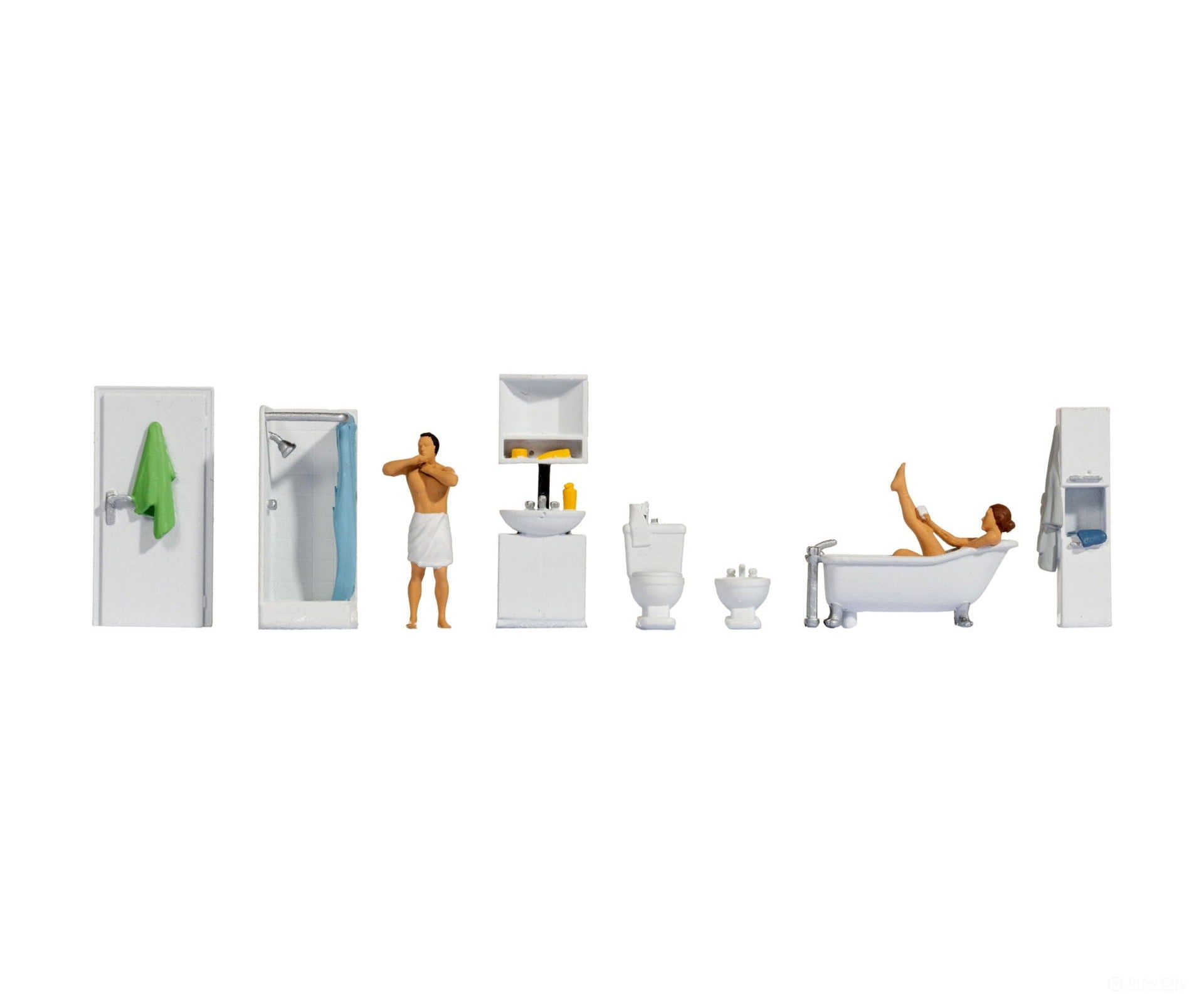 Noch 16289 HO Themed Figures Set ‘Bathroom’ Figures