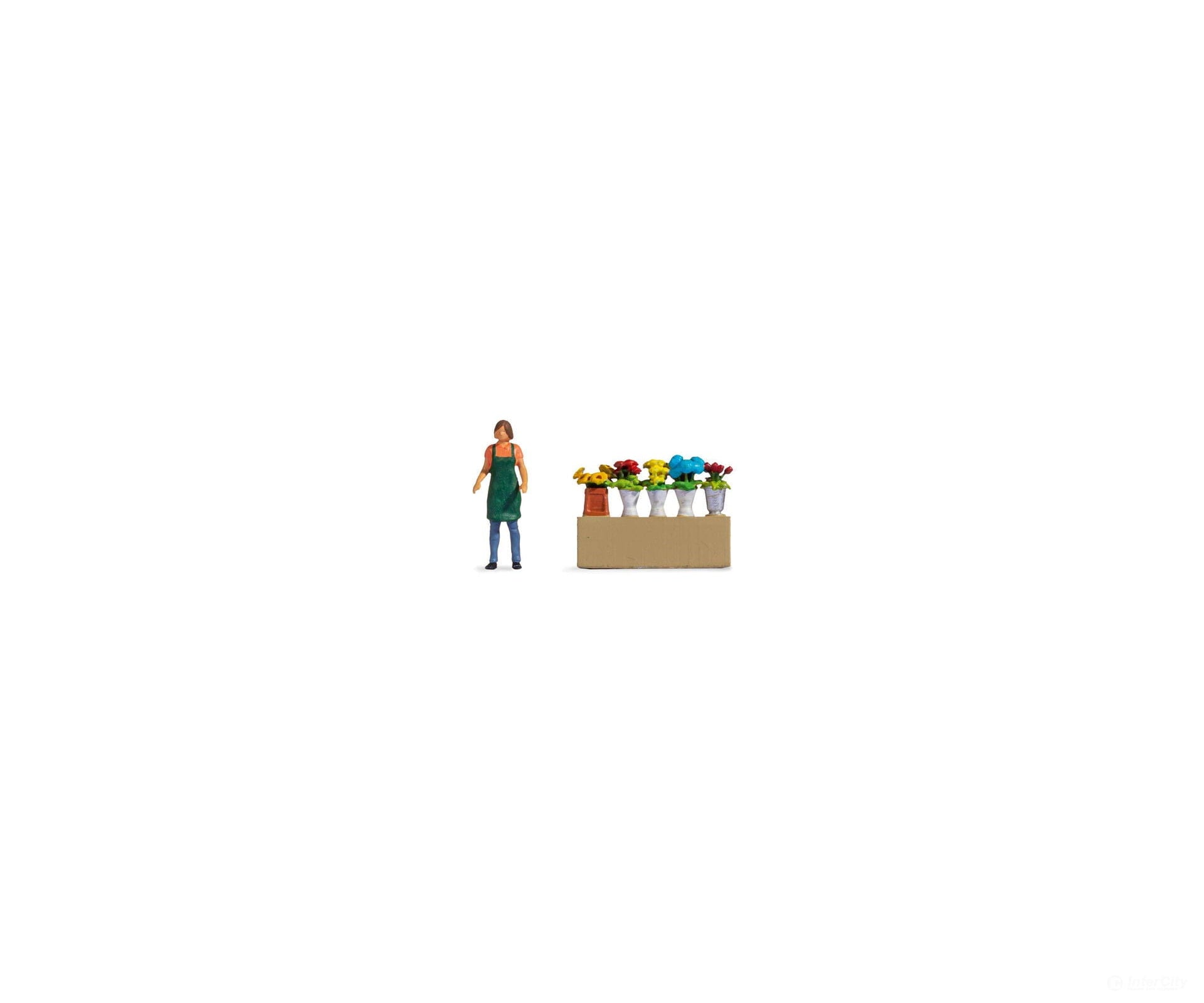 Noch 16502 HO Tiny Scenes ’Flower Stall’ Figures