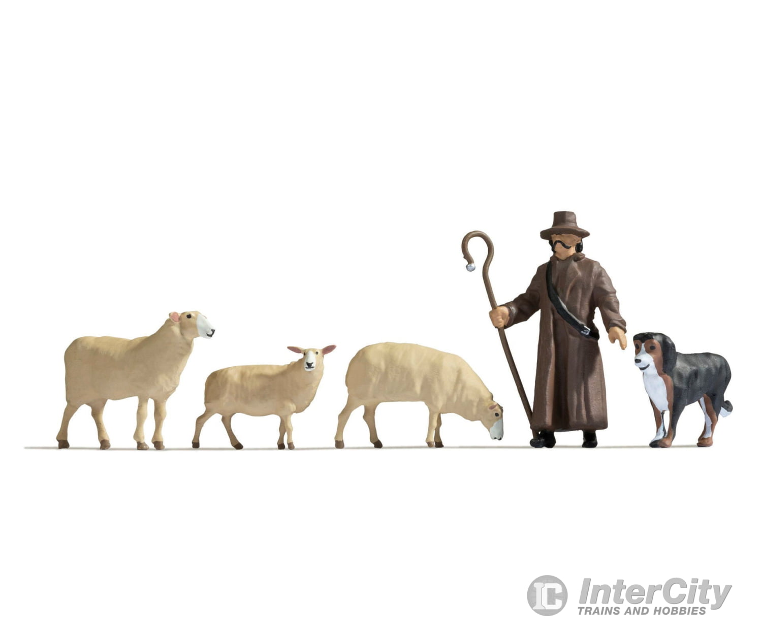 Noch 17901 O Shepherd and Sheep Figures