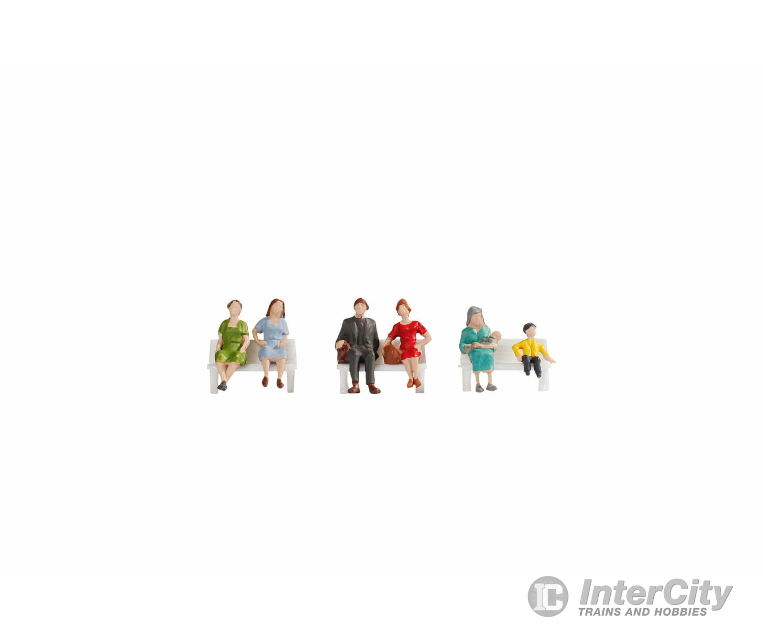 Noch 18131 HO Sitting Peopl Figures