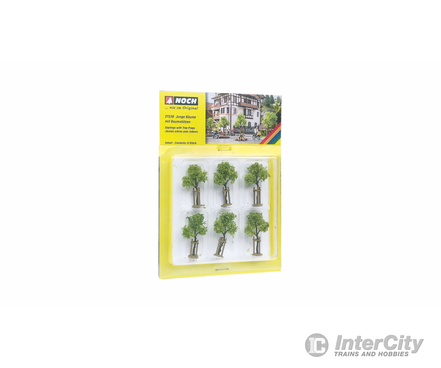 Noch 21538 HO TT Saplings with Tree Props Trees & Vegetation