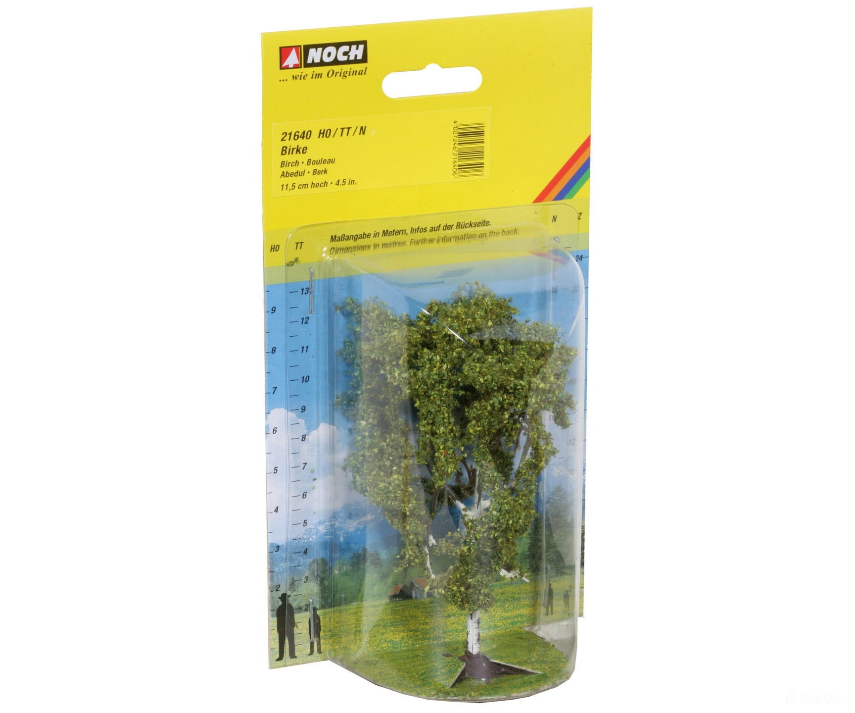 Noch 21640 HO TT N Birch Trees & Vegetation