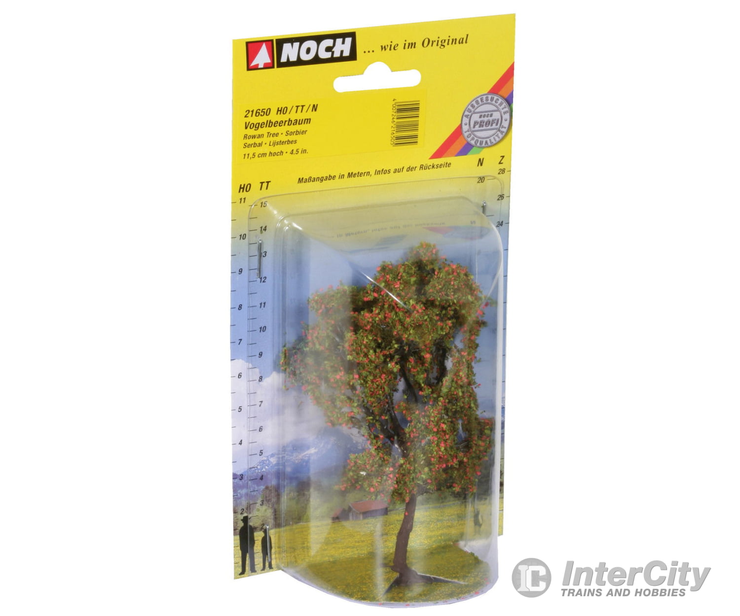 Noch 21650 HO TT N Rowan Tree with Berries Trees & Vegetation