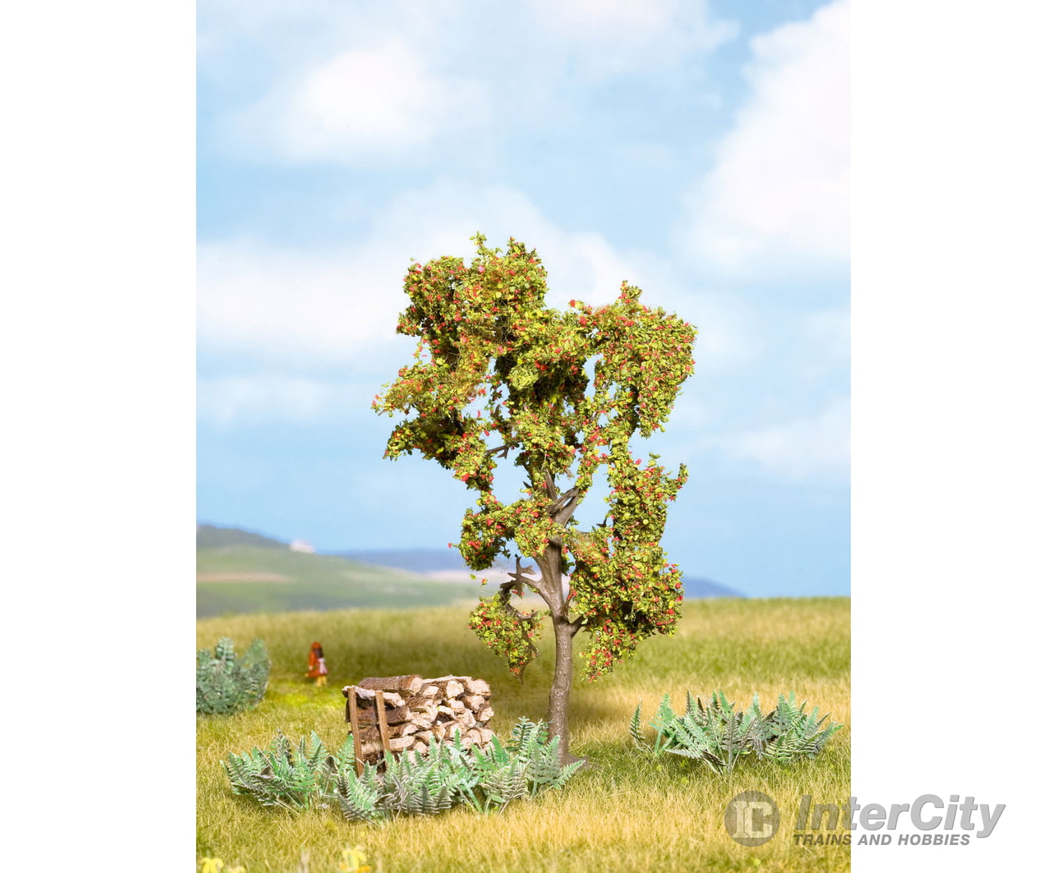 Noch 21650 HO TT N Rowan Tree with Berries Trees & Vegetation