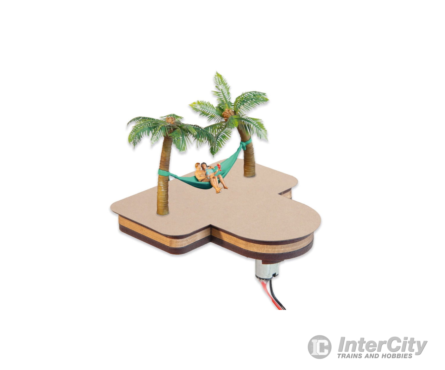 Noch 21772 HO micro-motion Palms with Hammock Trees & Vegetation