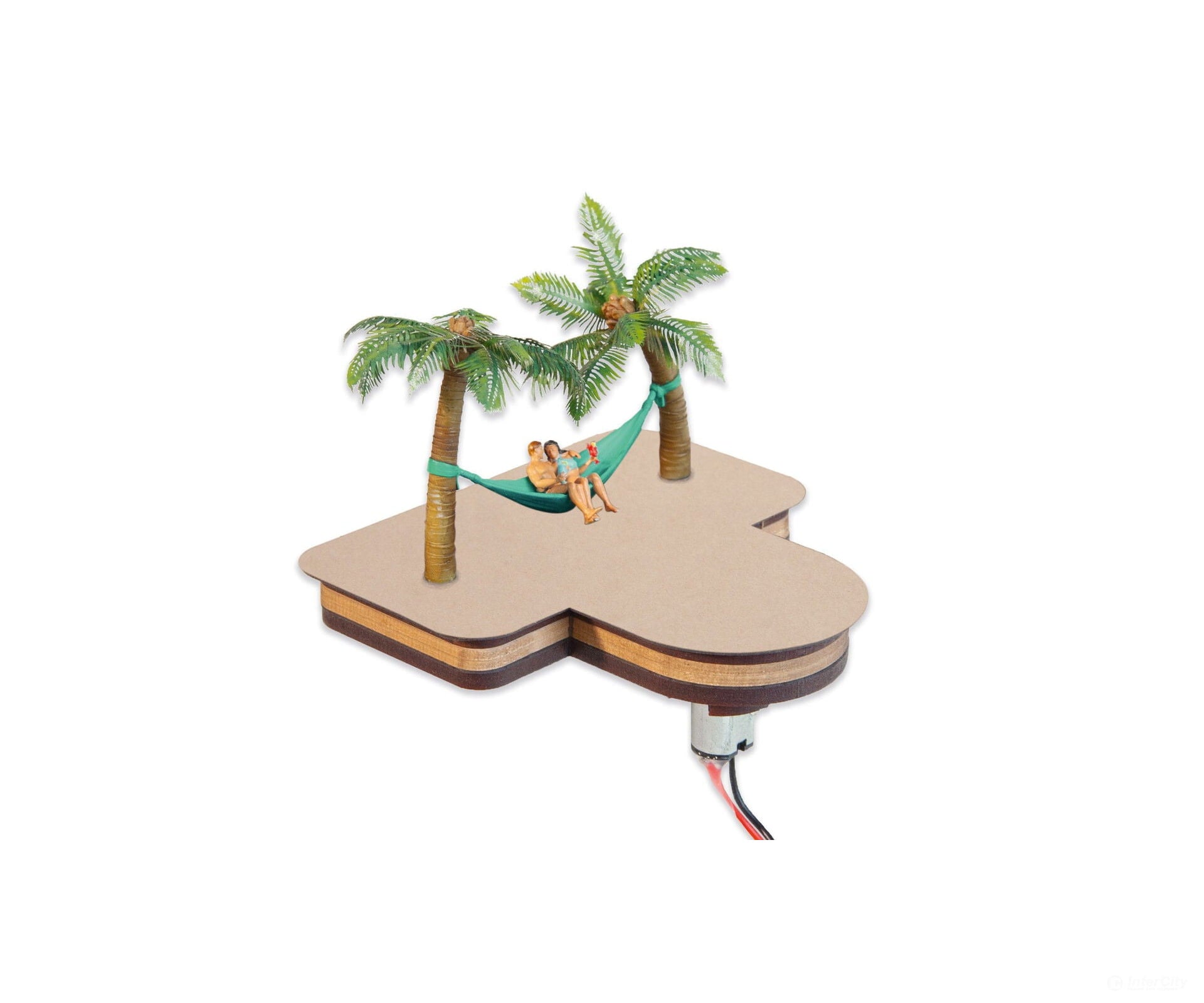 Noch 21772 HO micro-motion Palms with Hammock Trees & Vegetation