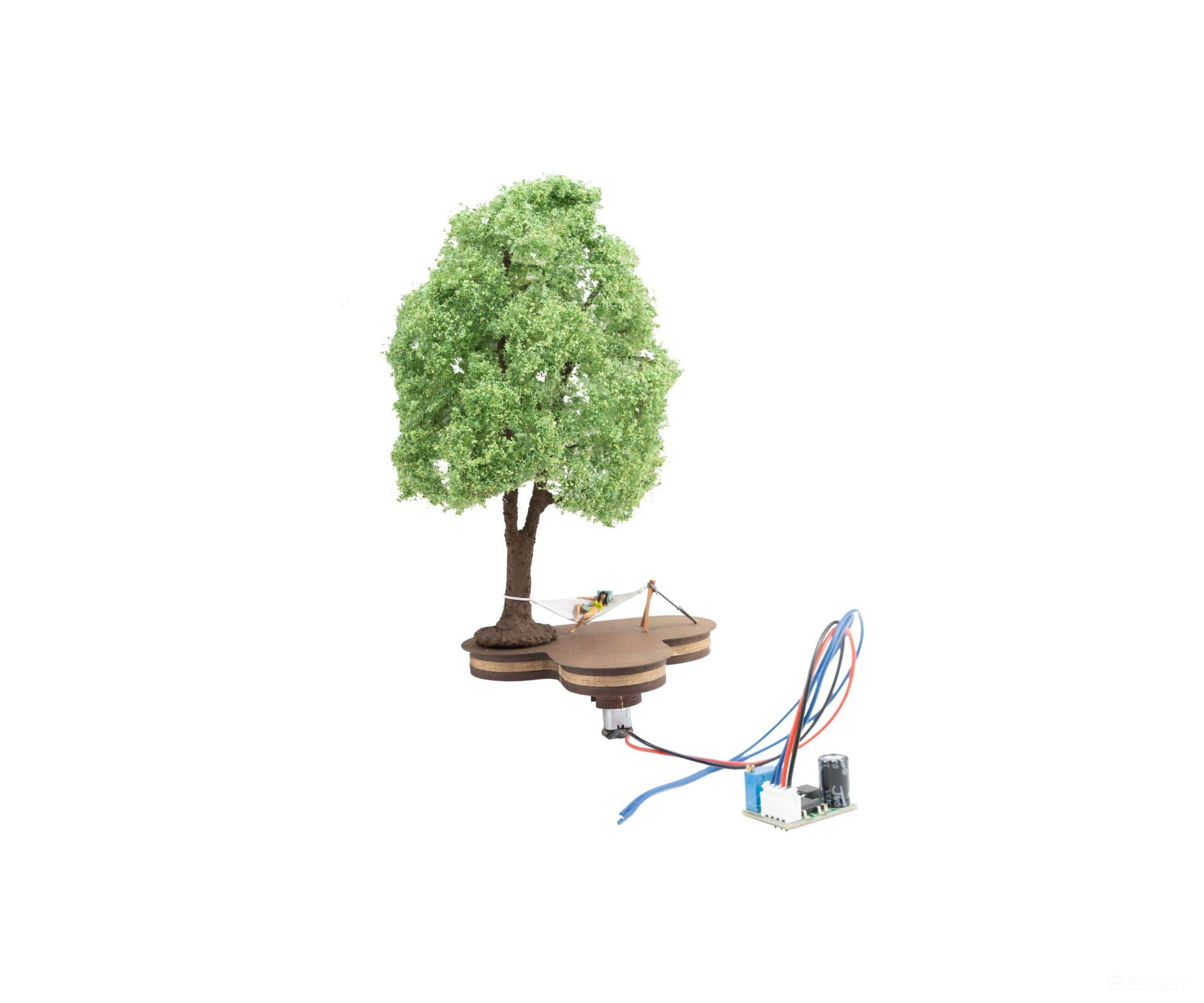 Noch 21773 HO Tree with Hammock Trees & Vegetation