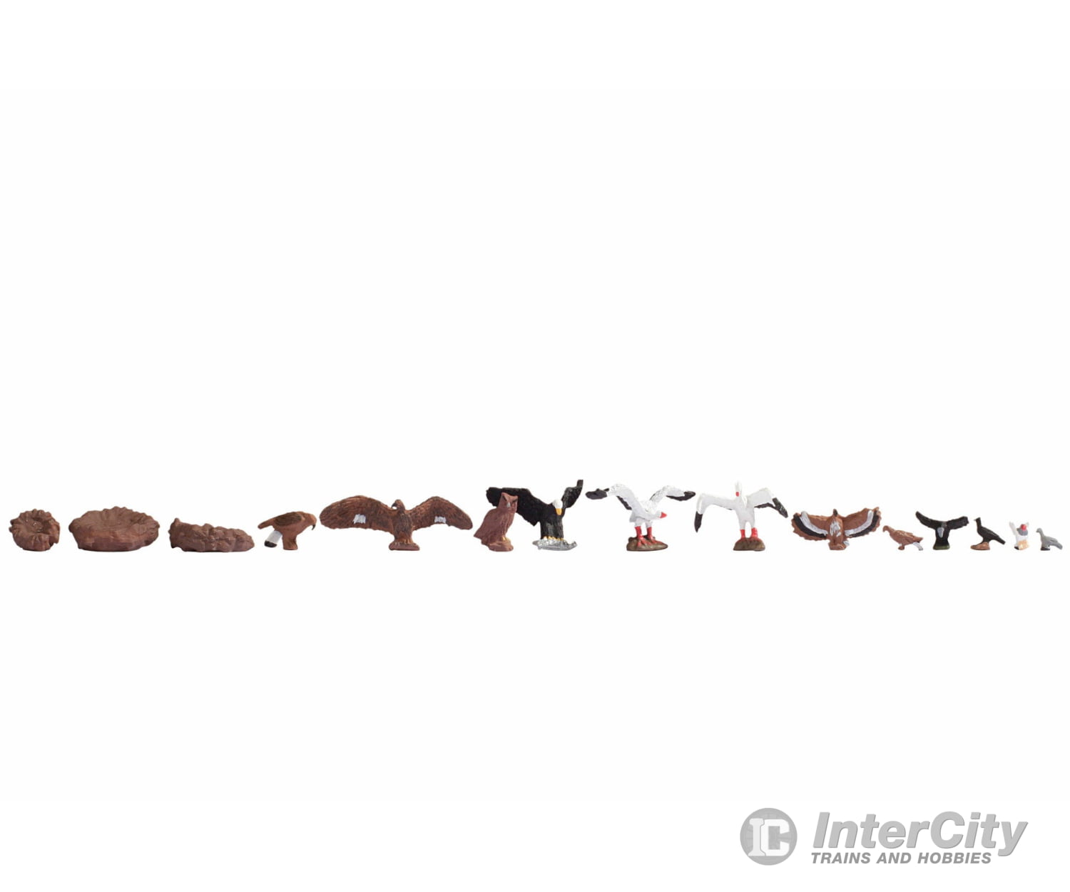 Noch 21782 HO O Lime Tree with Tweeting Birds Trees & Vegetation