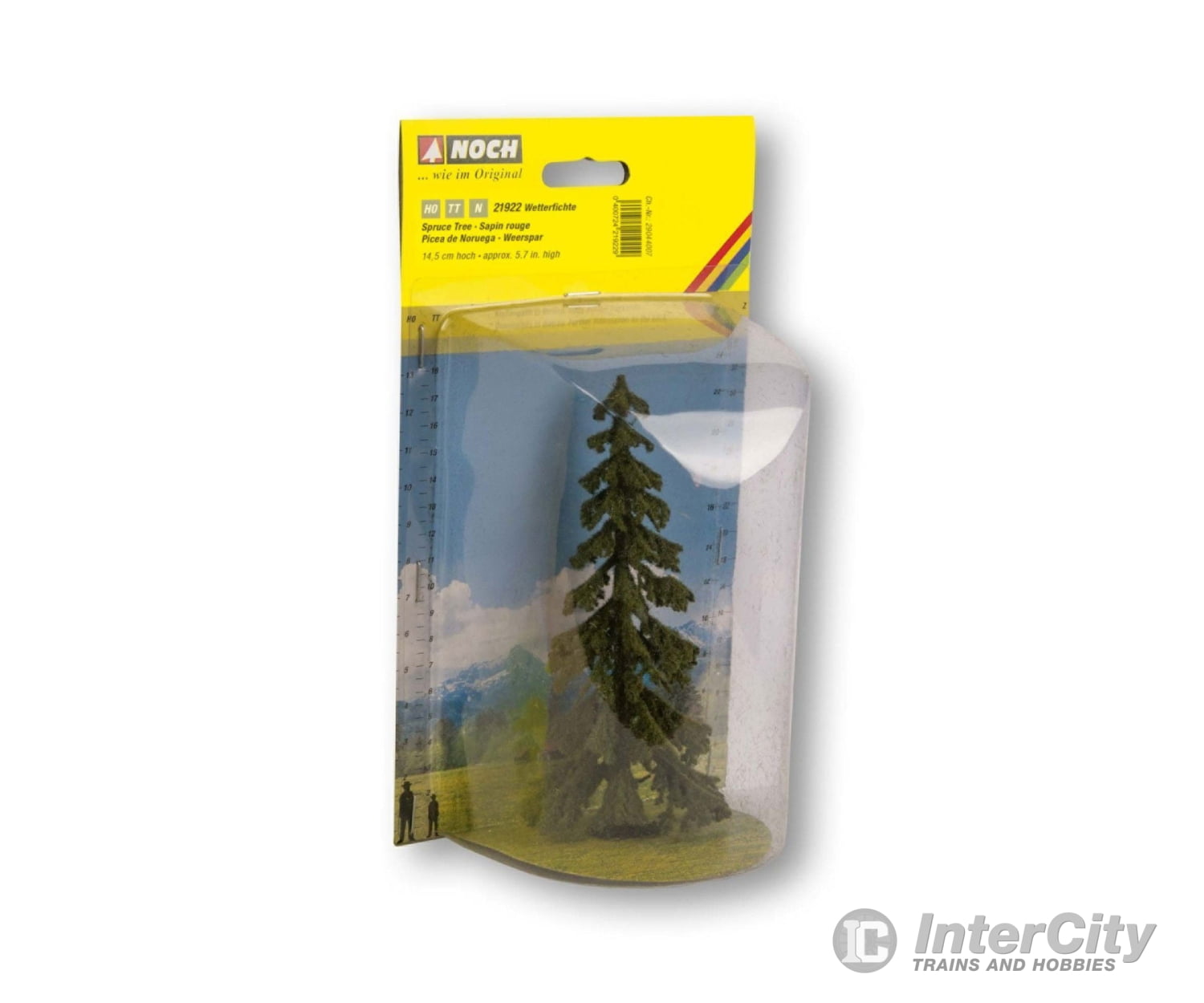 Noch 21922 HO TT N Weathered Spruce Tree Trees & Vegetation