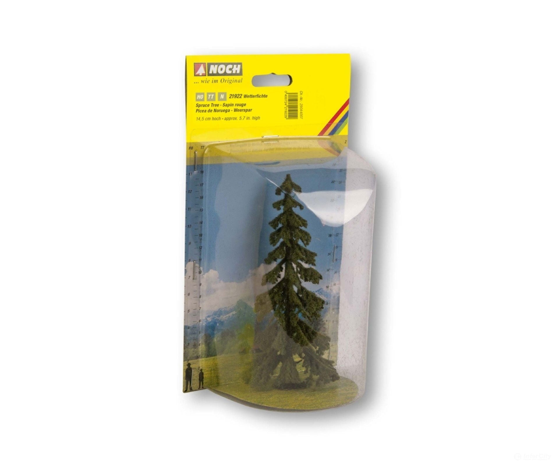Noch 21922 HO TT N Weathered Spruce Tree Trees & Vegetation