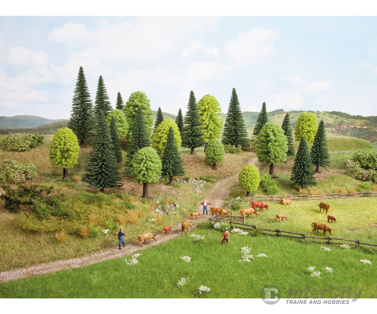 Noch 26811 HO TT Mixed Forest Trees & Vegetation