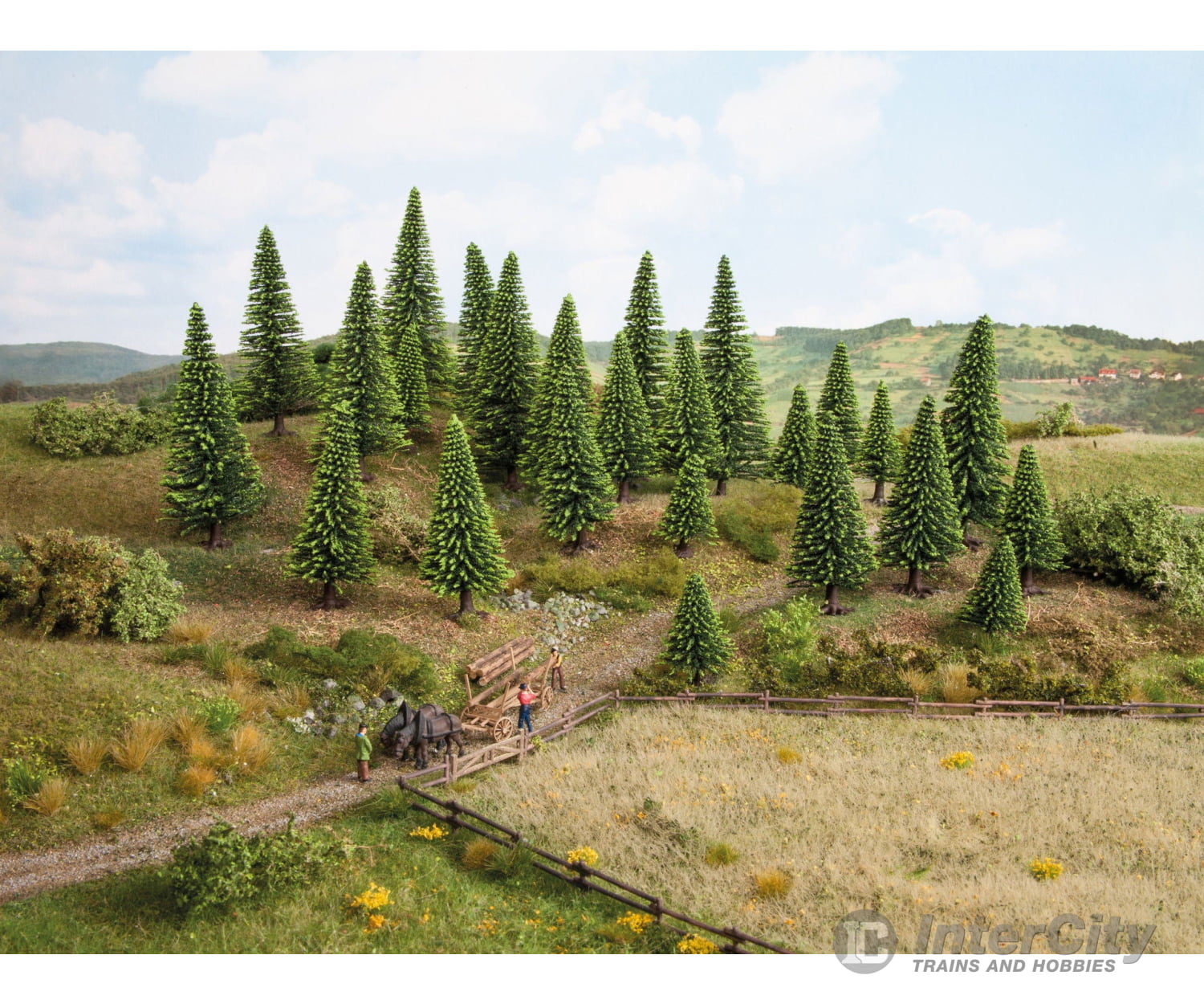 Noch 26827 HO TT Model Spruce Trees extra hig Trees & Vegetation
