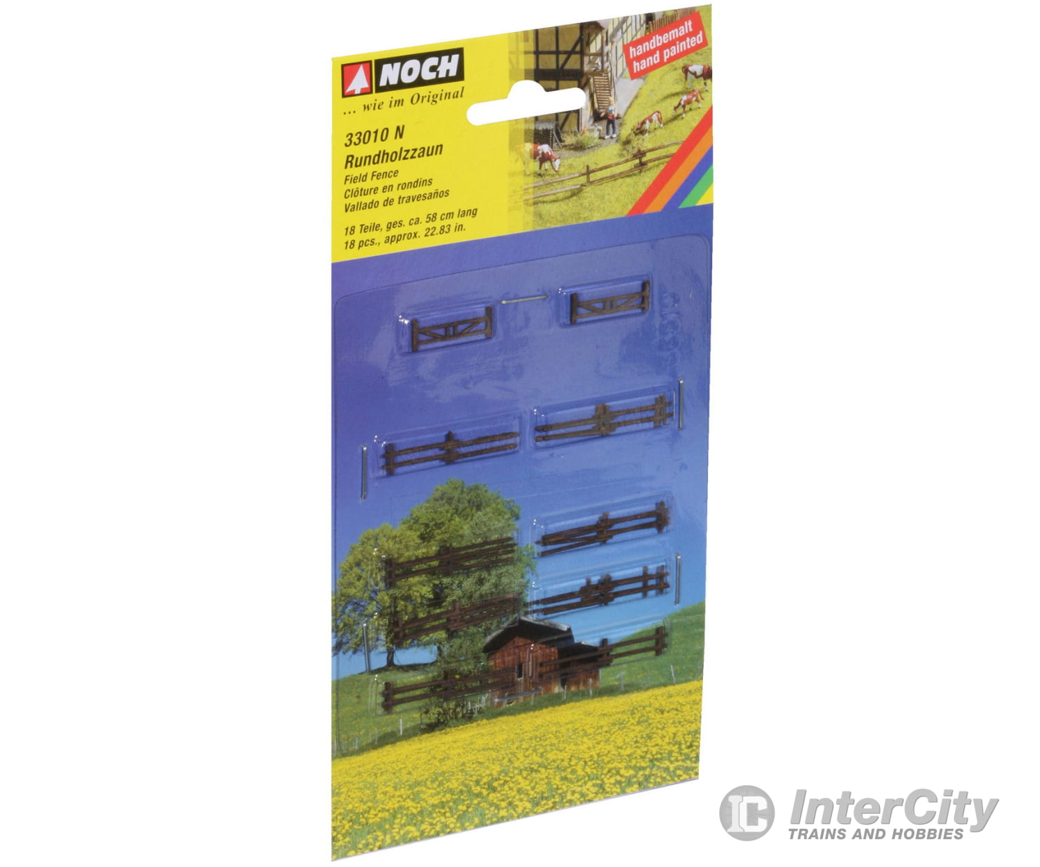 Noch 33010 N Log Fence Scenery Details