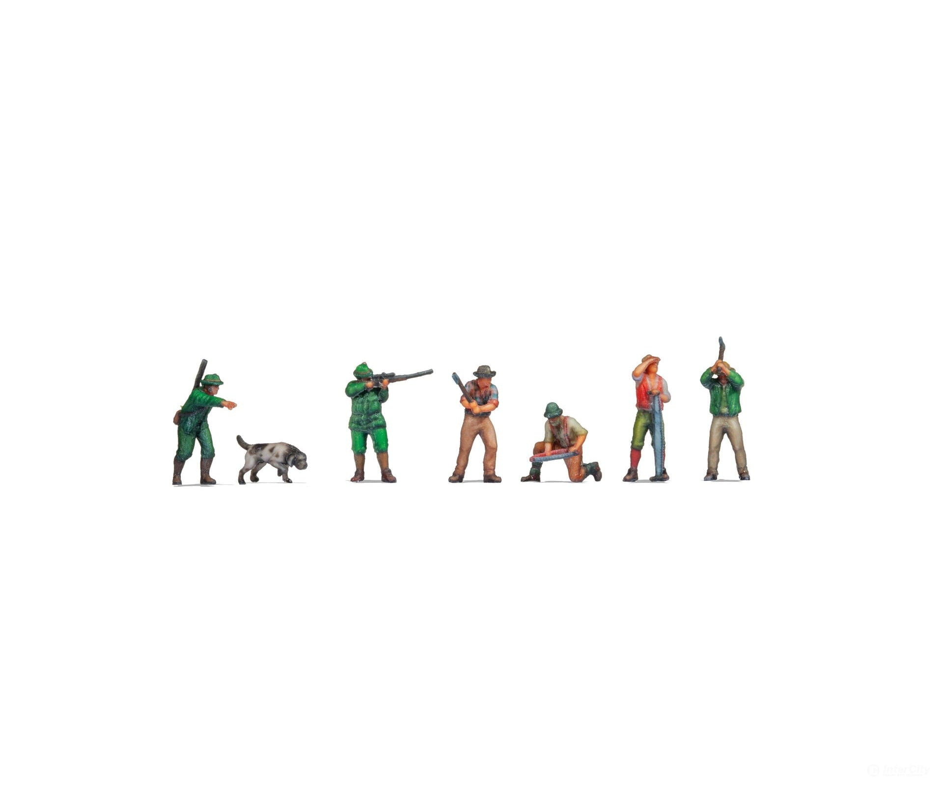 Noch 35100 N Hunters and Lumberjacks Figures
