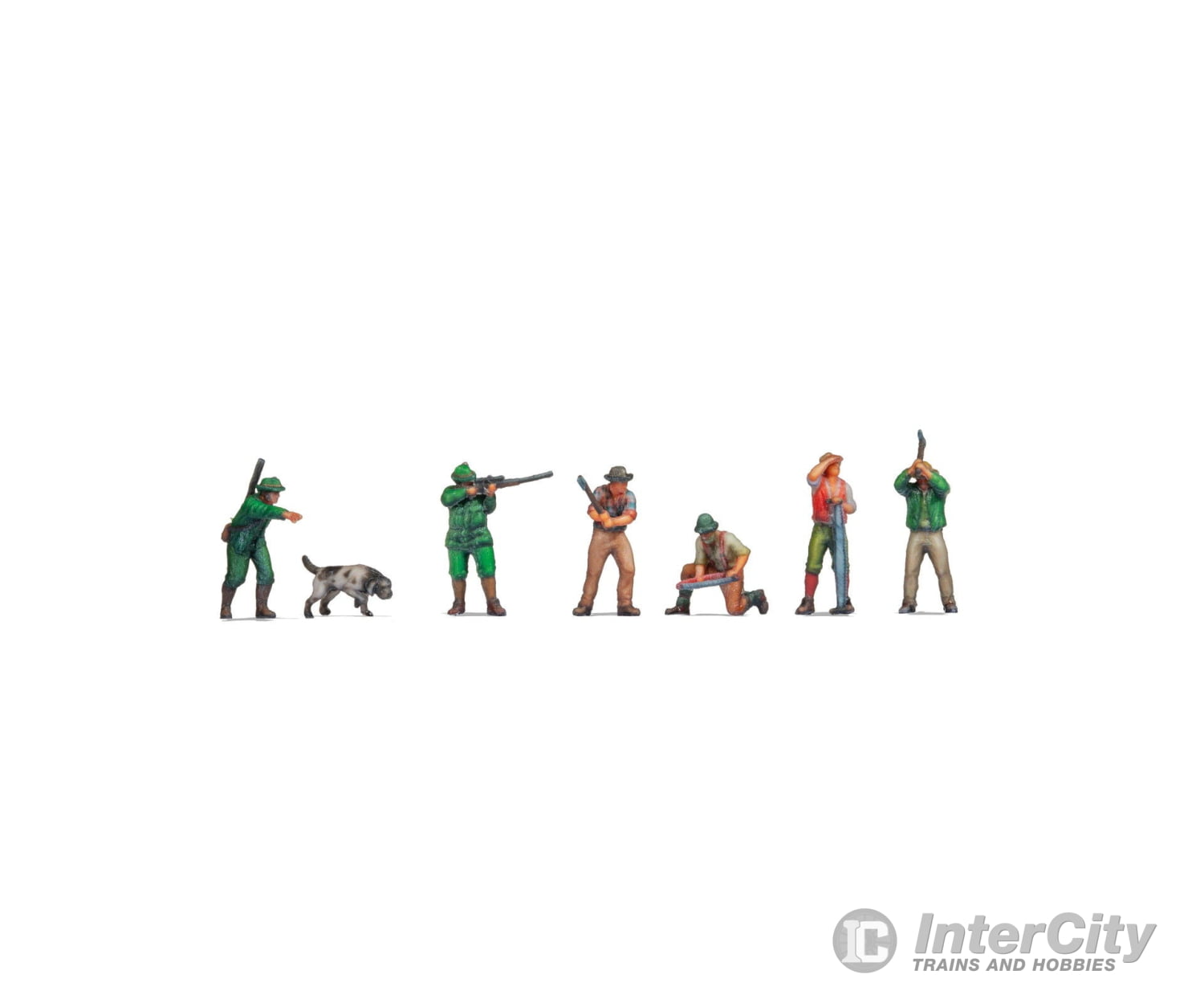 Noch 35100 N Hunters and Lumberjacks Figures