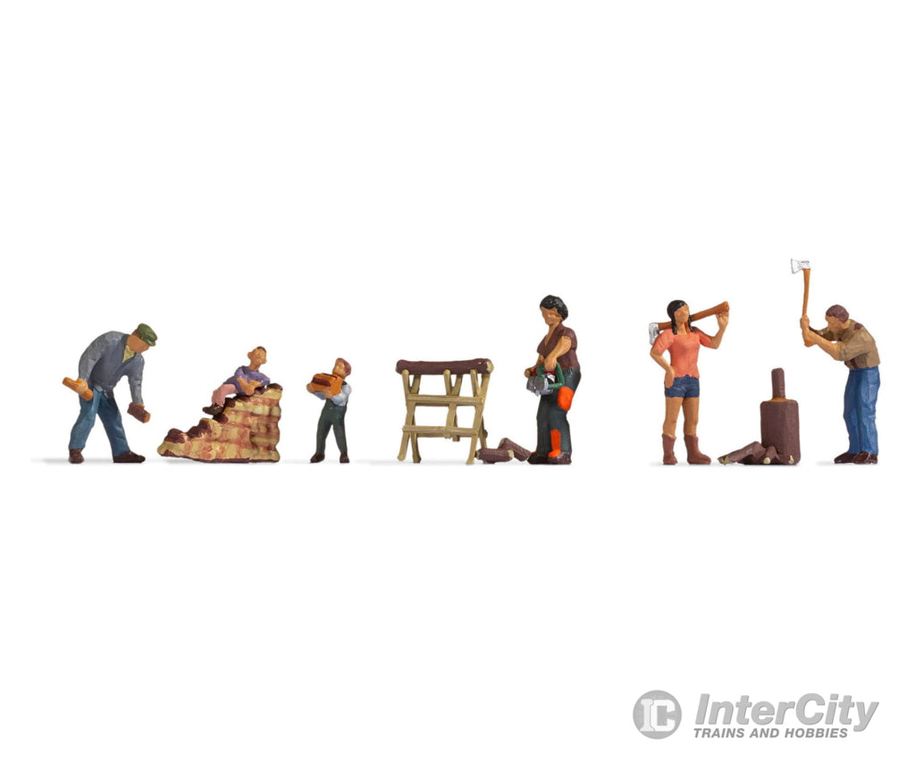 Noch 36616 N Chopping Firewood Figures