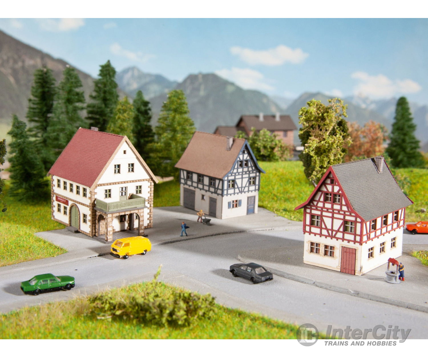 Noch 44310 Z Village Set 3 pieces Structures