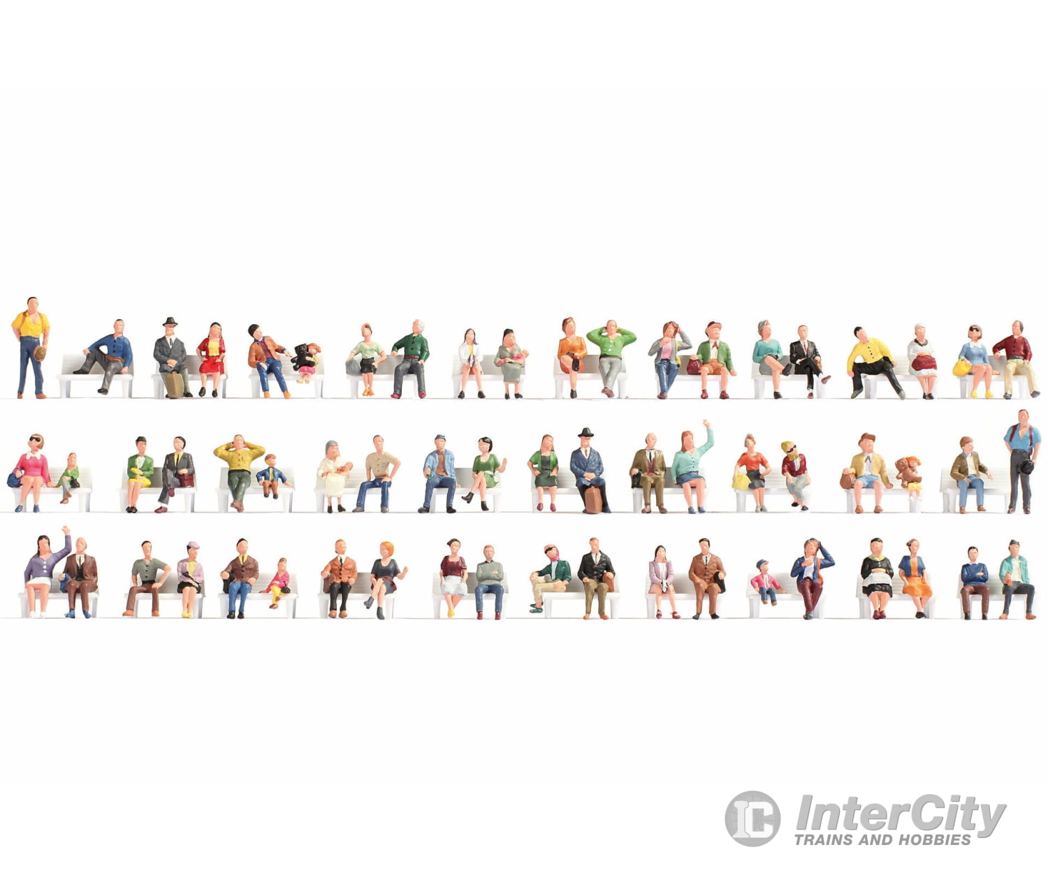 Noch 46071 TT Mega Economy Figures Set ’Sitting People’ Figures