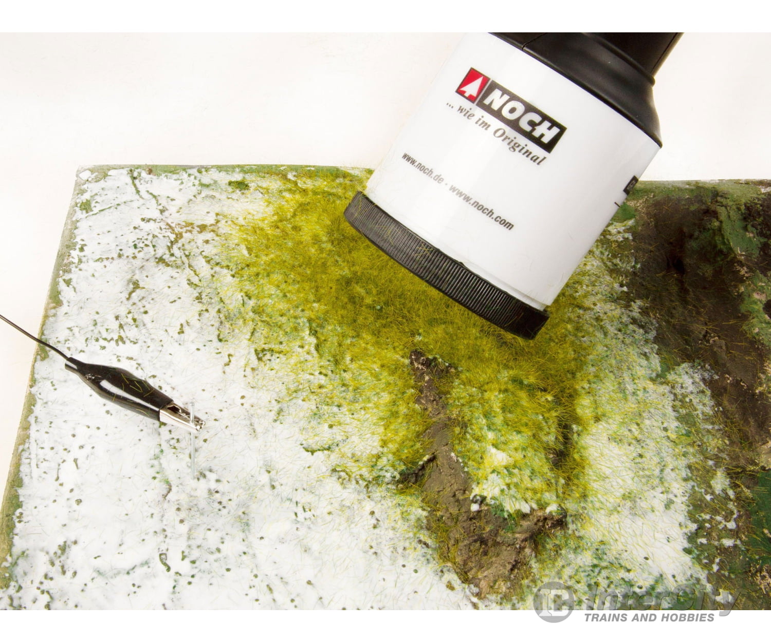 Noch 50200 Scatter Grass ’Marshland’ 2.5 mm Static Grass & Applicators