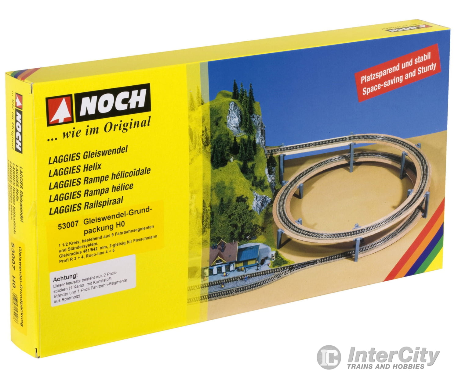 Noch 53007 HO LAGGIES Helix Complete Kit Base Circle Layout Kits