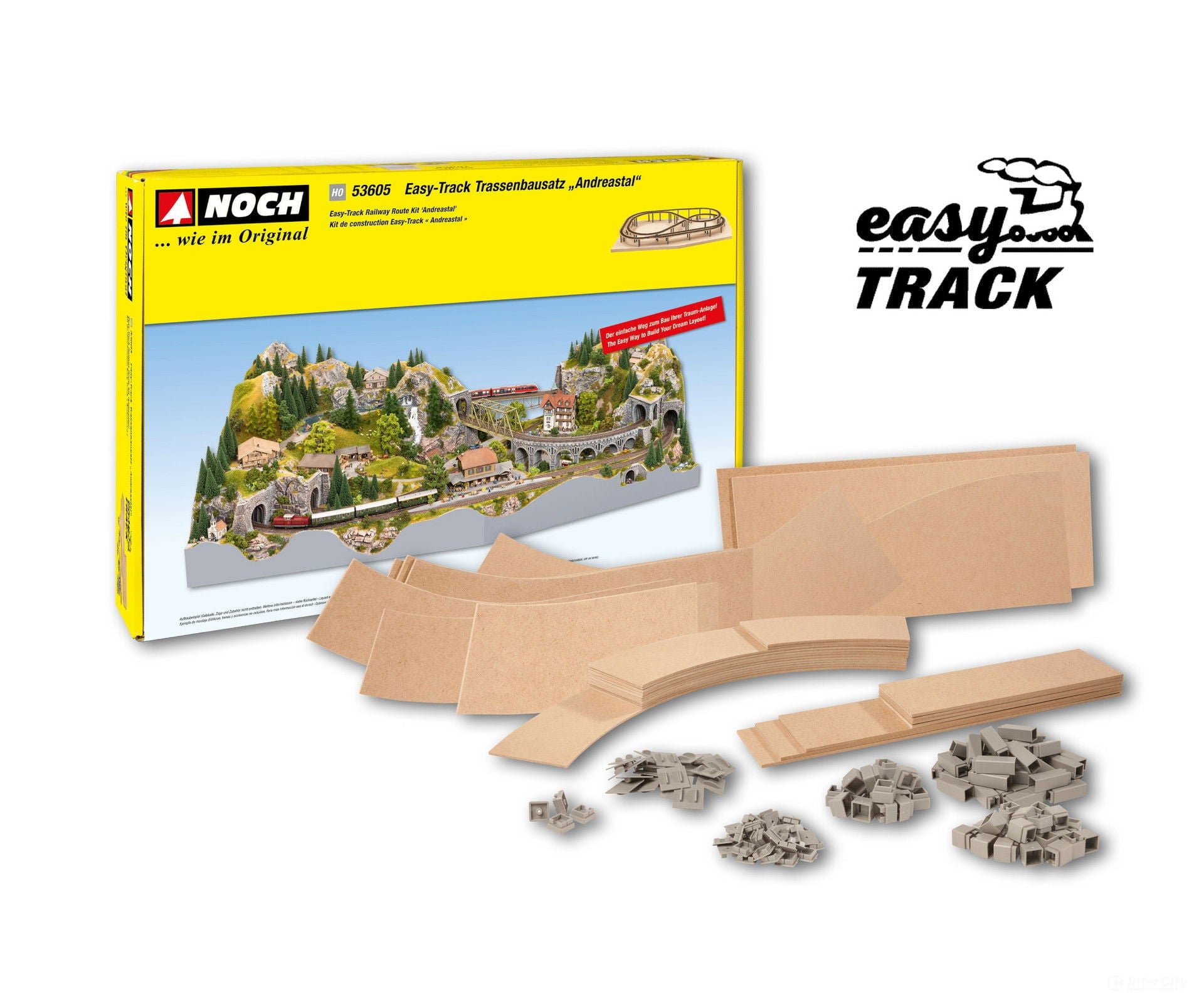 Noch 53605 HO easy TRACK Railway Route Kit ’Andreastal’ Layout Kits