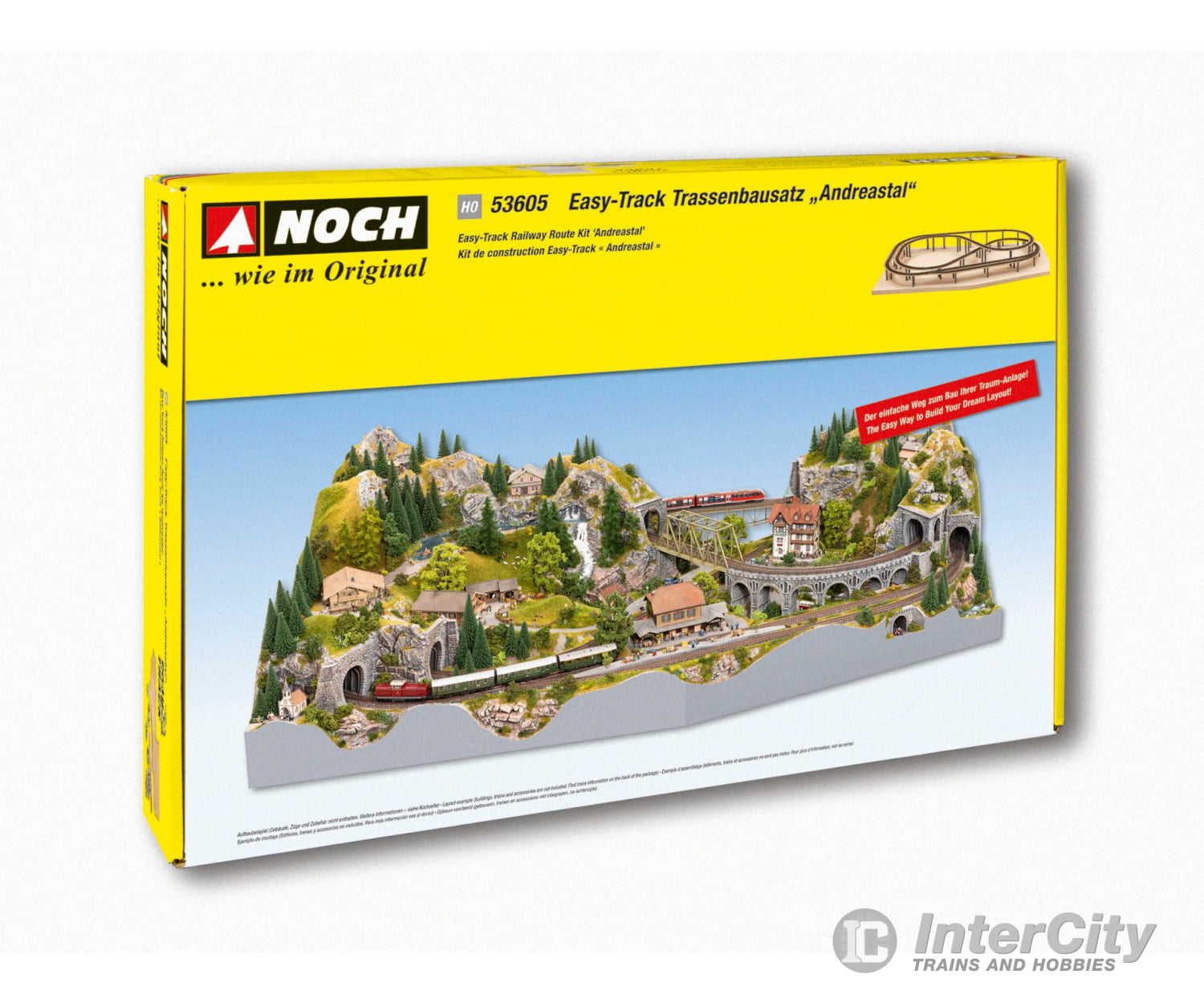 Noch 53605 HO easy TRACK Railway Route Kit ’Andreastal’ Layout Kits
