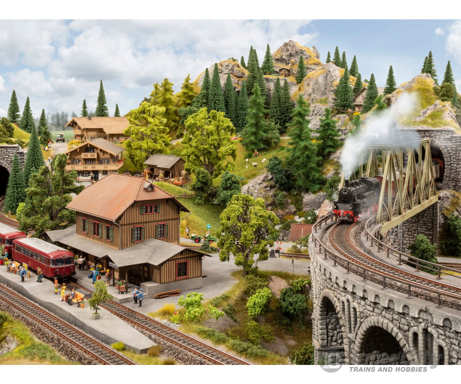 Noch 53605 HO easy TRACK Railway Route Kit ’Andreastal’ Layout Kits