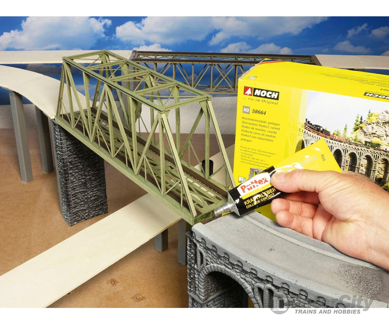 Noch 53605 HO easy TRACK Railway Route Kit ’Andreastal’ Layout Kits