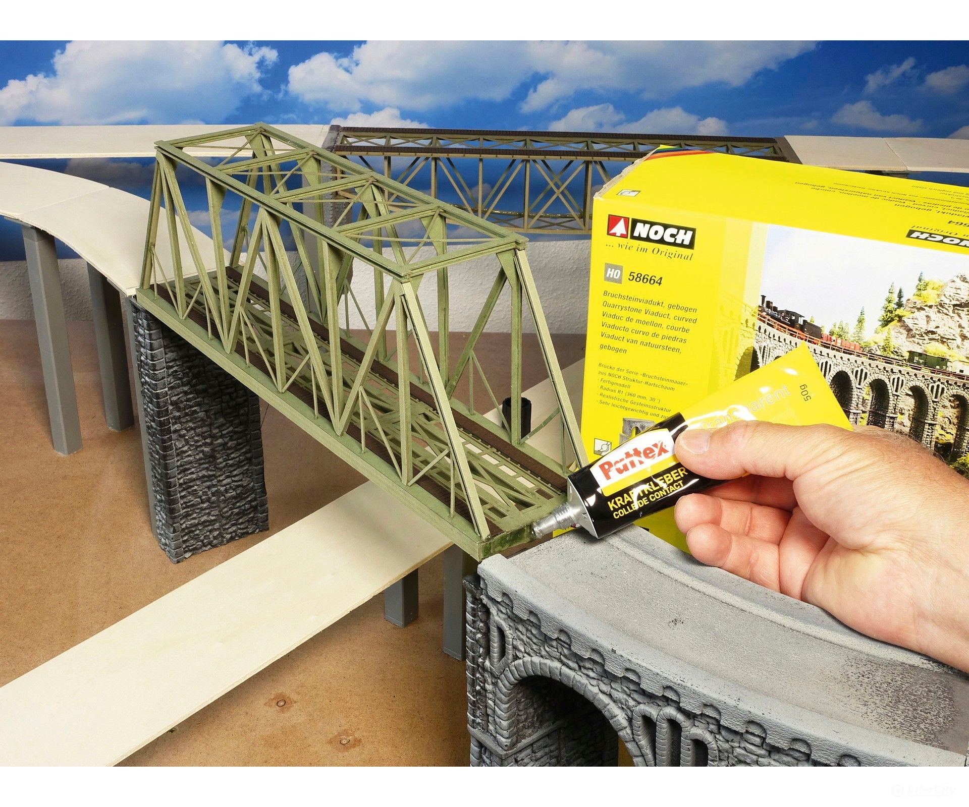 Noch 53605 HO easy TRACK Railway Route Kit ’Andreastal’ Layout Kits